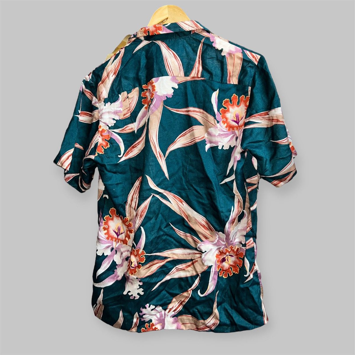 Kalaheo Vintage Hoffman Fabrics Rayon Hawaiian Butto Up Short Shirt Size US S / EU 44-46 / 1 - 4 Thumbnail