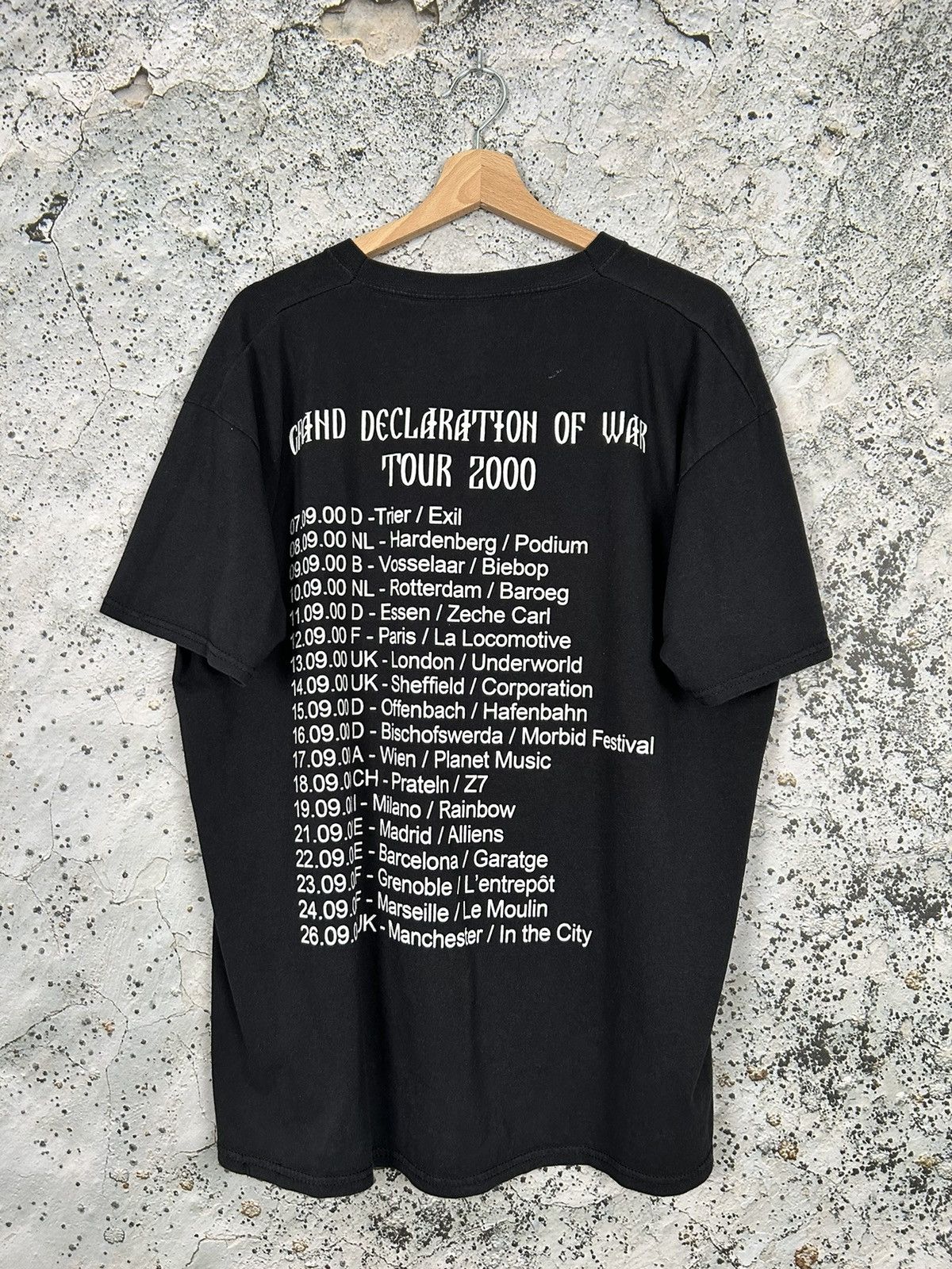 Band Tees Vintage Mayhem 2000 Tour Tee Rock Band Black Metal Rare Size US XL / EU 56 / 4 - 3 Thumbnail