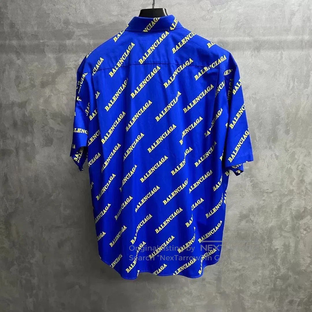 Balenciaga Balenciaga Logo Print Short Sleeve Shirt. Size US XS / EU 42 / 0 - 2 Thumbnail