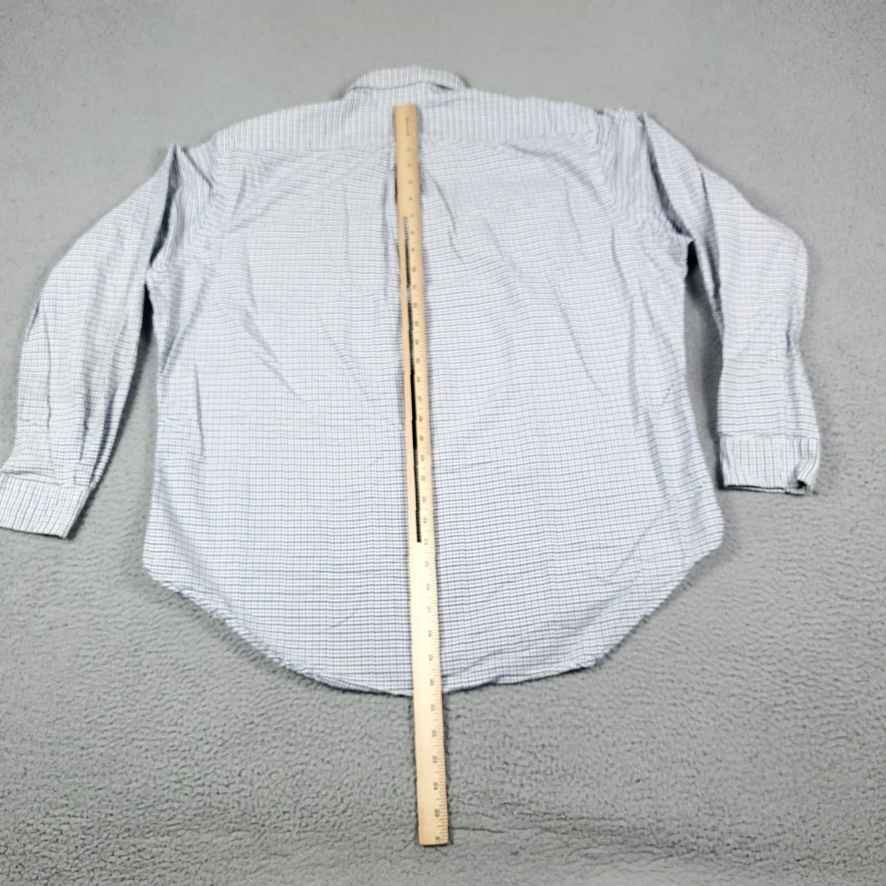 Ralph Lauren Ralph Lauren Classic Fit Blue Check Button-Up Shirt XL Mens Stained Size US XL / EU 56 / 4 - 6 Thumbnail