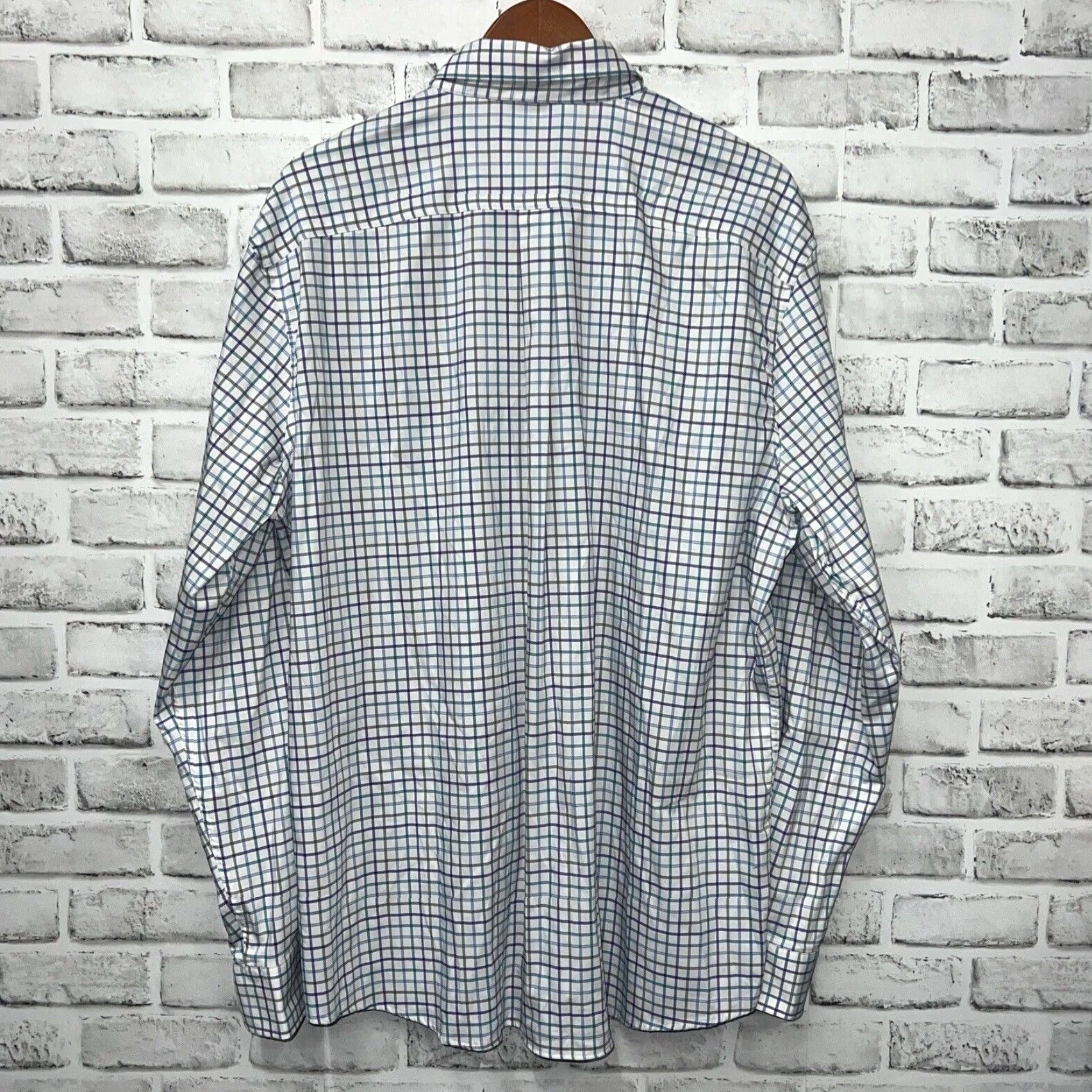 johnnie-O Johnnie-O Plaid Button-Up Shirt Men XL Multicolor Long Sleeve Mens Size US XL / EU 56 / 4 - 4 Thumbnail