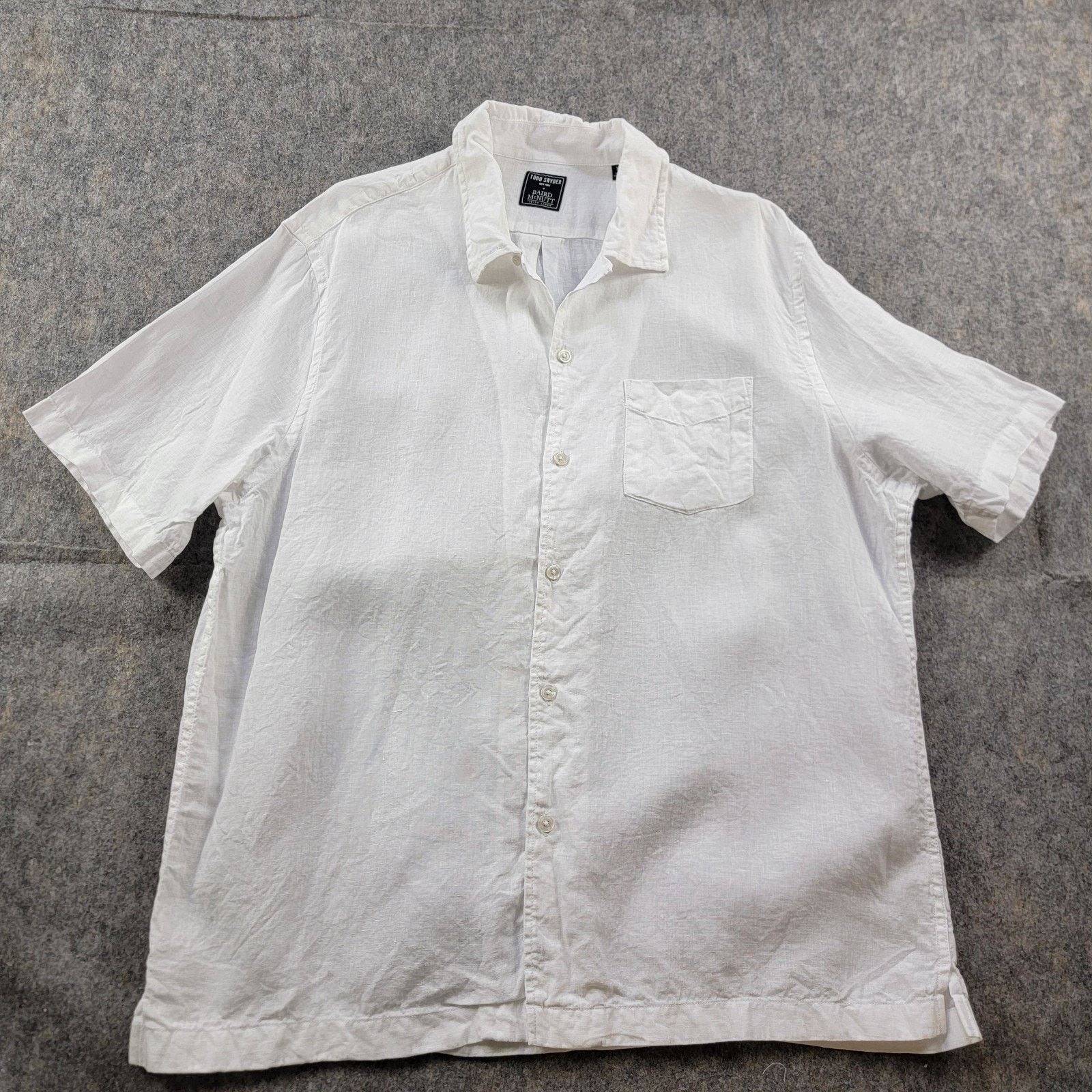 Todd Snyder Todd Snyder Irish Soft Linen Button Down Shirt *Read Size US XXL / EU 58 / 5 - 2 Thumbnail