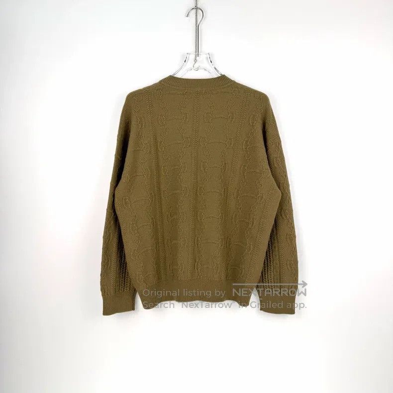 Hermes Hermes Camel Chain Pattern Wool Sweater Size XS / US 0-2 / IT 36-38 - 4 Thumbnail