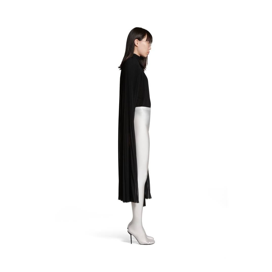 Balenciaga o1bcso1str0325 Anatomic Pantaleggings in White Size 25" / US 0 / IT 36 - 2 Thumbnail