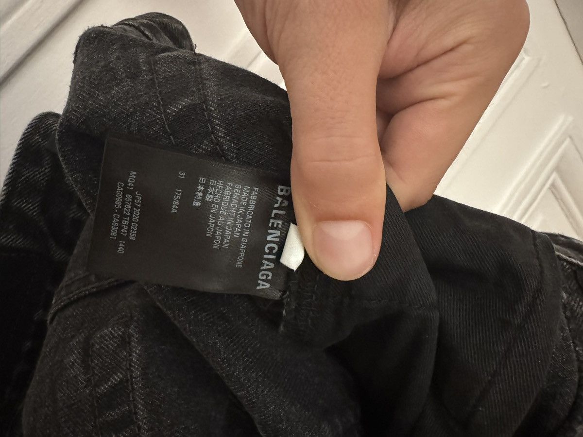 Balenciaga Jean Balanciaga Black Size US 31 - 6 Thumbnail