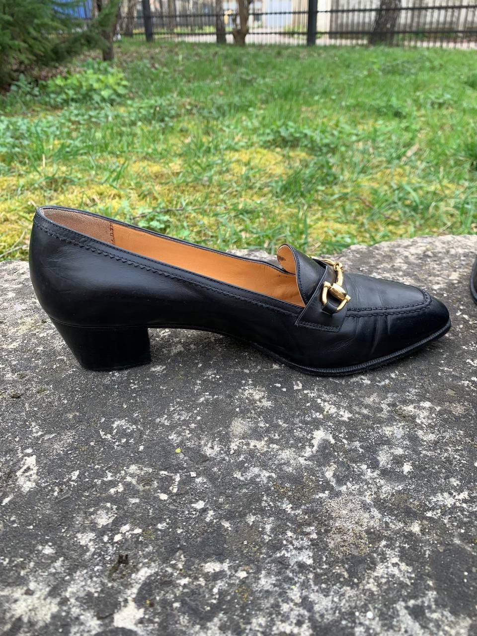 Celine Vintage luxury designer streetwear Celine heels Sz 37 Size US 7 / IT 37 - 4 Thumbnail
