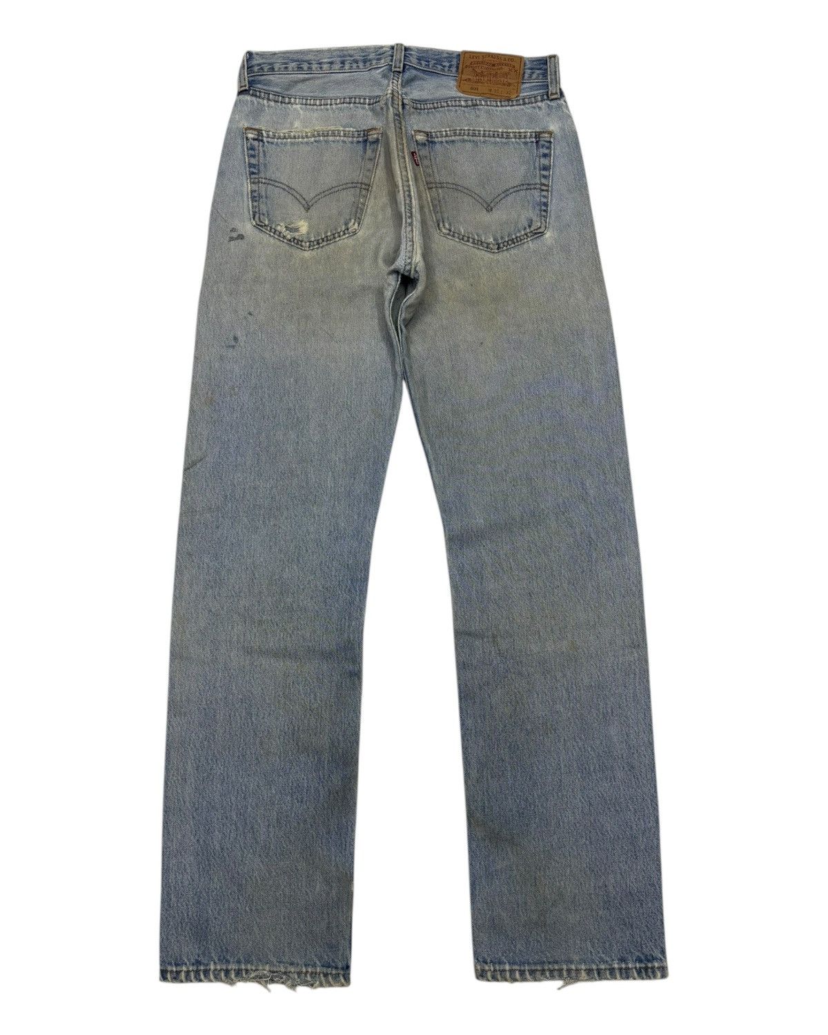 Levi's Vintage LEVIS 501 Kurt Cobain Distressed Denim Jeans Style Size US 31 - 4 Thumbnail