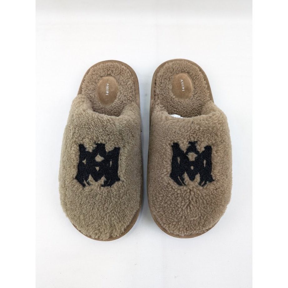 Amiri o1rshd1 Shearling Lux Slippers in Brown Size US 9 / EU 42 - 15 Thumbnail