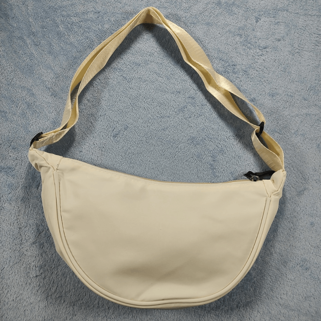 Japanese Brand Large Capacity Crossbody Half Moon Waterproof Bag Size ONE SIZE - 6 Thumbnail