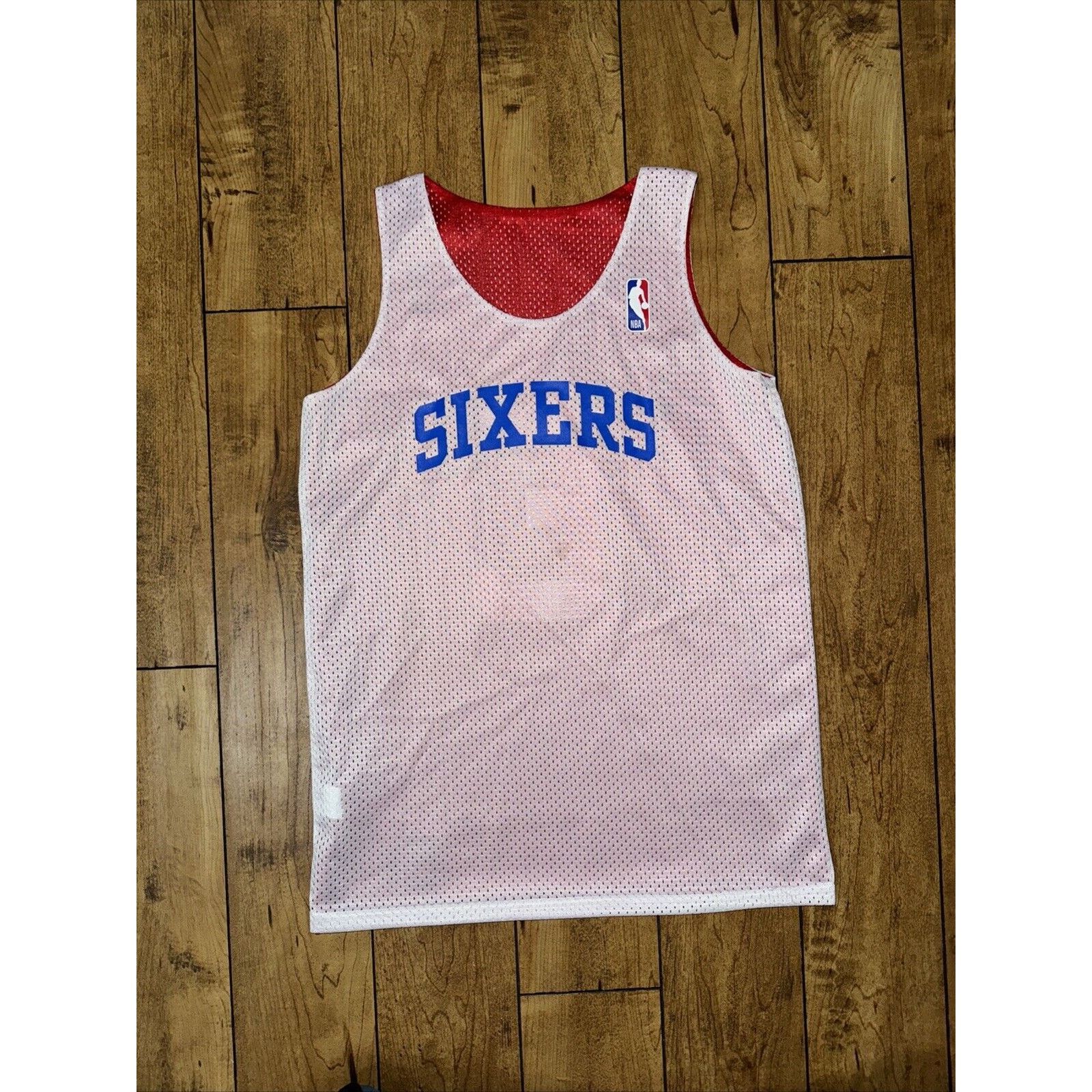 NBA × Vintage Allison Athletic Youth 76ers Practice Jersey Reversible L Size US S / EU 44-46 / 1 - 3 Thumbnail