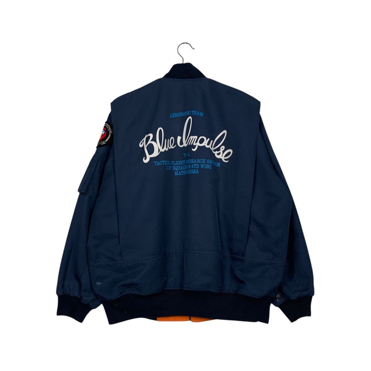 Japanese Brand BLUE IMPULSE DOLPHIN RIDER Reversible Jacket #2042-C88 Size US XL / EU 56 / 4 - 1 Thumbnail