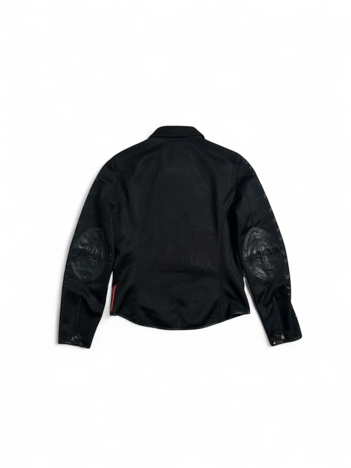 Prada Vintage 00’s Prada Sport Mesh/Leather Biker Jacket Size M / US 6-8 / IT 42-44 - 2 Thumbnail