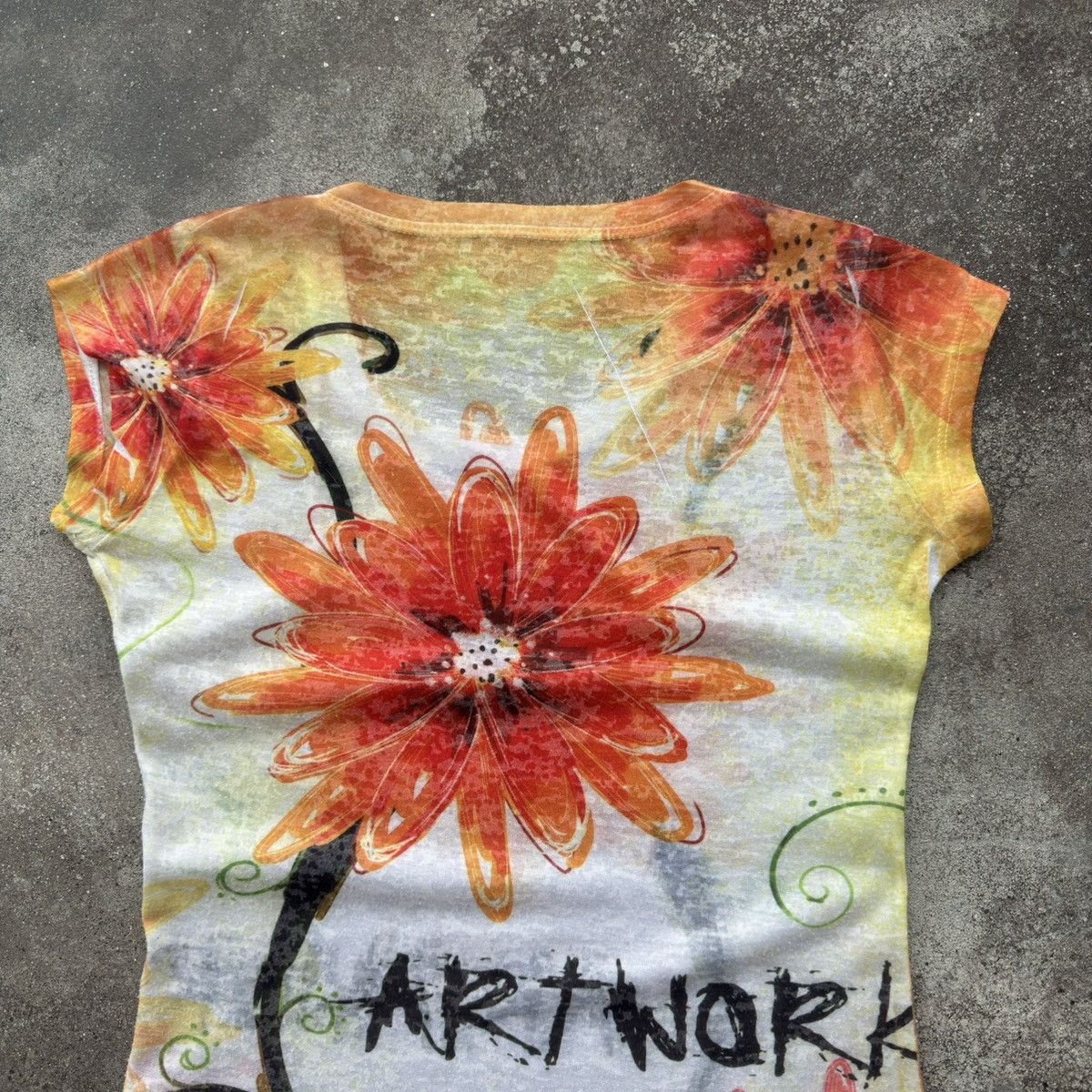 20471120 × Japanese Brand × Vintage Super Sexy Glamour Vintage Floral Size M / US 6-8 / IT 42-44 - 7 Thumbnail