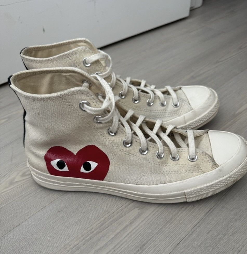Comme des Garcons × Converse Converse - CDG Play - Chuck Taylor All Star 70 High Size US 10 / EU 43 - 3 Thumbnail