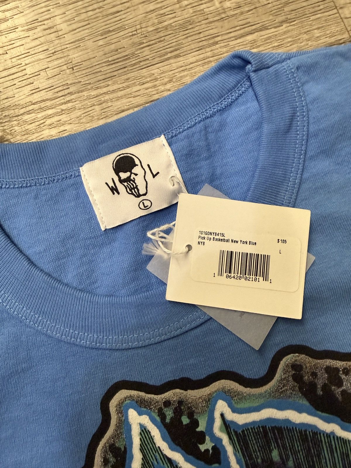 Warren Lotas Warren lotas NY Knicks tee blue Size US L / EU 52-54 / 3 - 3 Thumbnail
