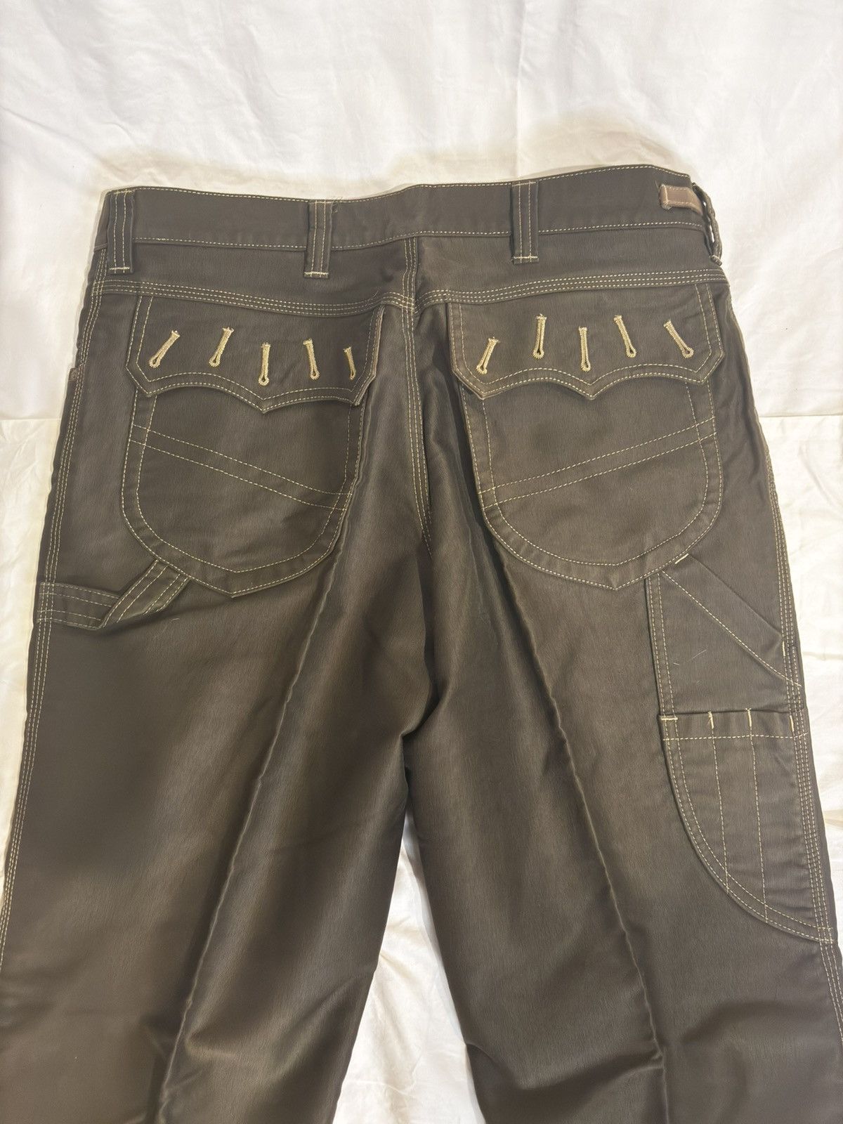 Paul Smith Khaki pants.op-618 Size US 32 / EU 48 - 10 Thumbnail