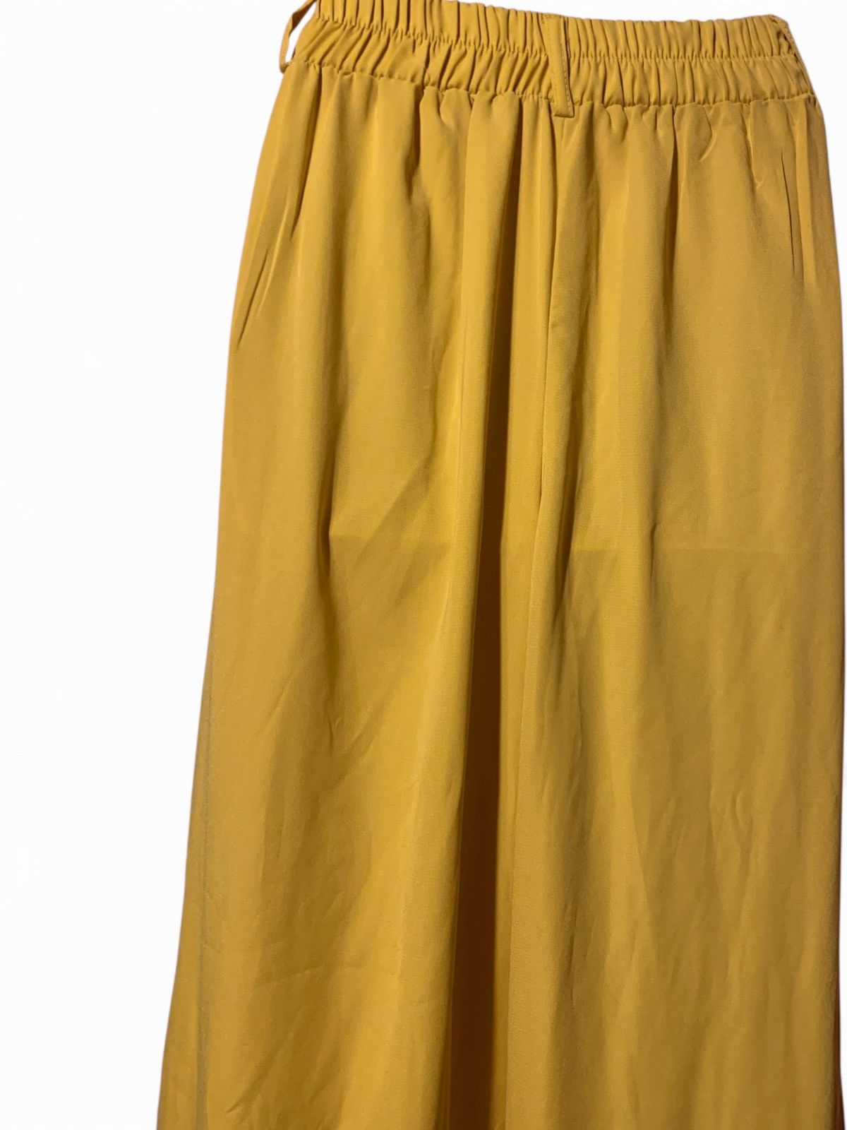 Forever 21 Yellow Wide Legged Pants (item#10108) Size 24" / US 00 / IT 34 - 2 Thumbnail