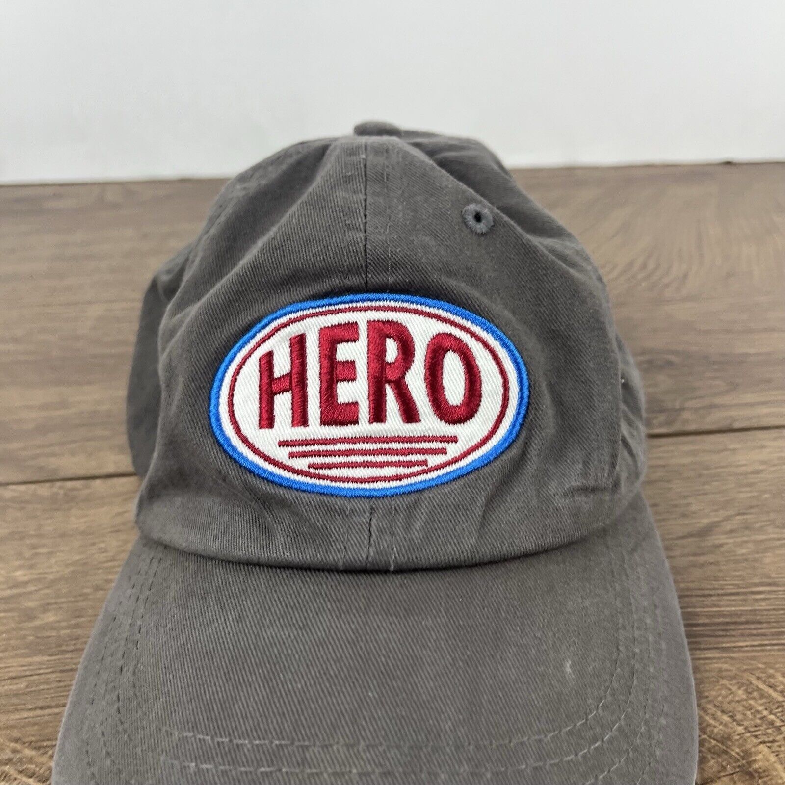 Other Hero Hat Hero Gray Ball Cap Hat Gray Adjustable Hat Gray Adu Size ONE SIZE - 6 Thumbnail