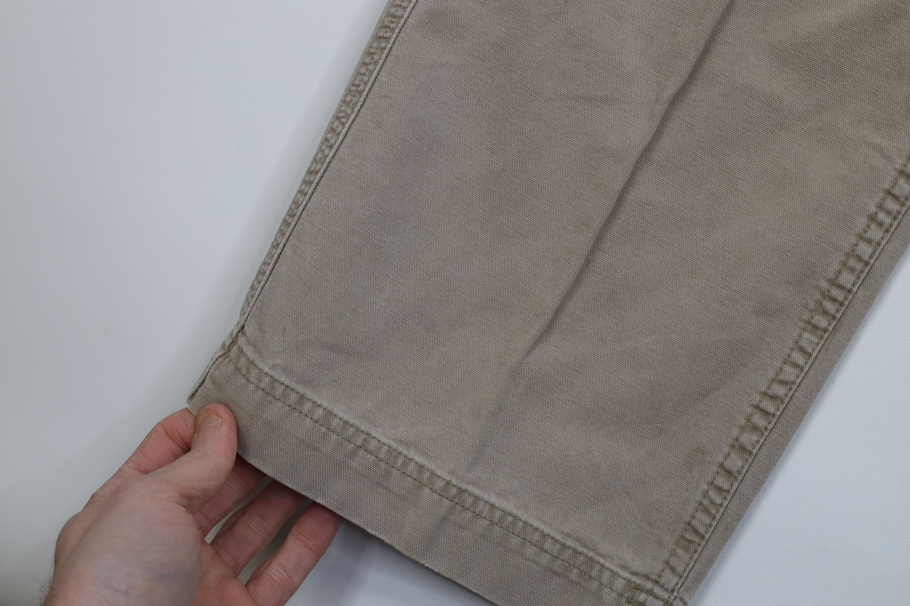 Eddie Bauer Vintage Y2K Eddie Bauer Knee Wide Leg Pants Canvas Beige Size US 32 / EU 48 - 6 Thumbnail