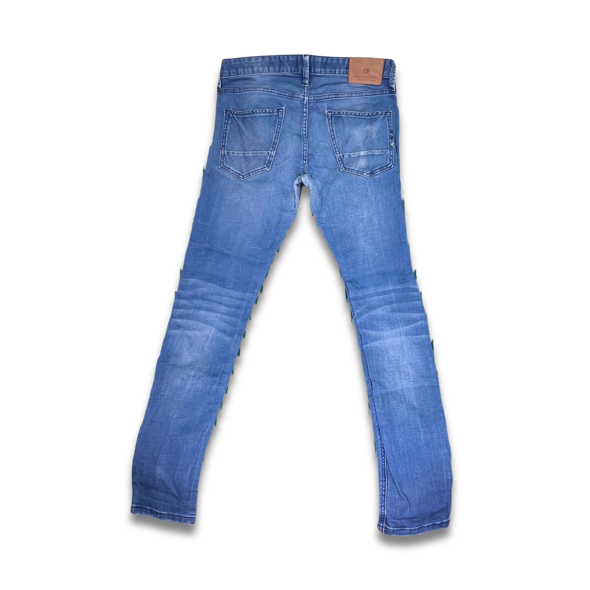 Scotch & Soda Scotch & Soda Mens Slim-Fit Blue Denim Jeans W30/L32 Cotton Size US 30 / EU 46 - 3 Thumbnail