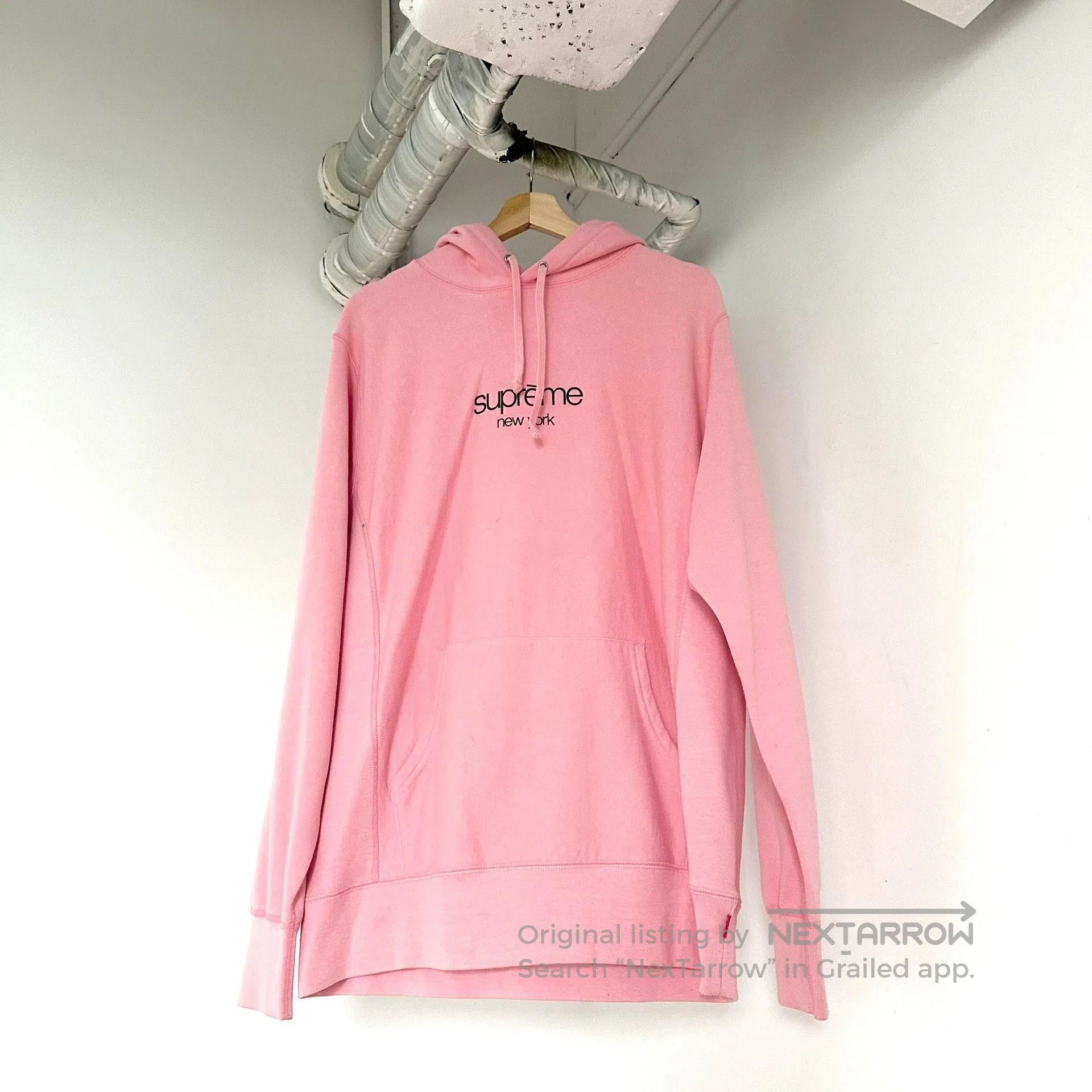 Burberry × Supreme Supreme x Burberry Hoodie pink | Grailed