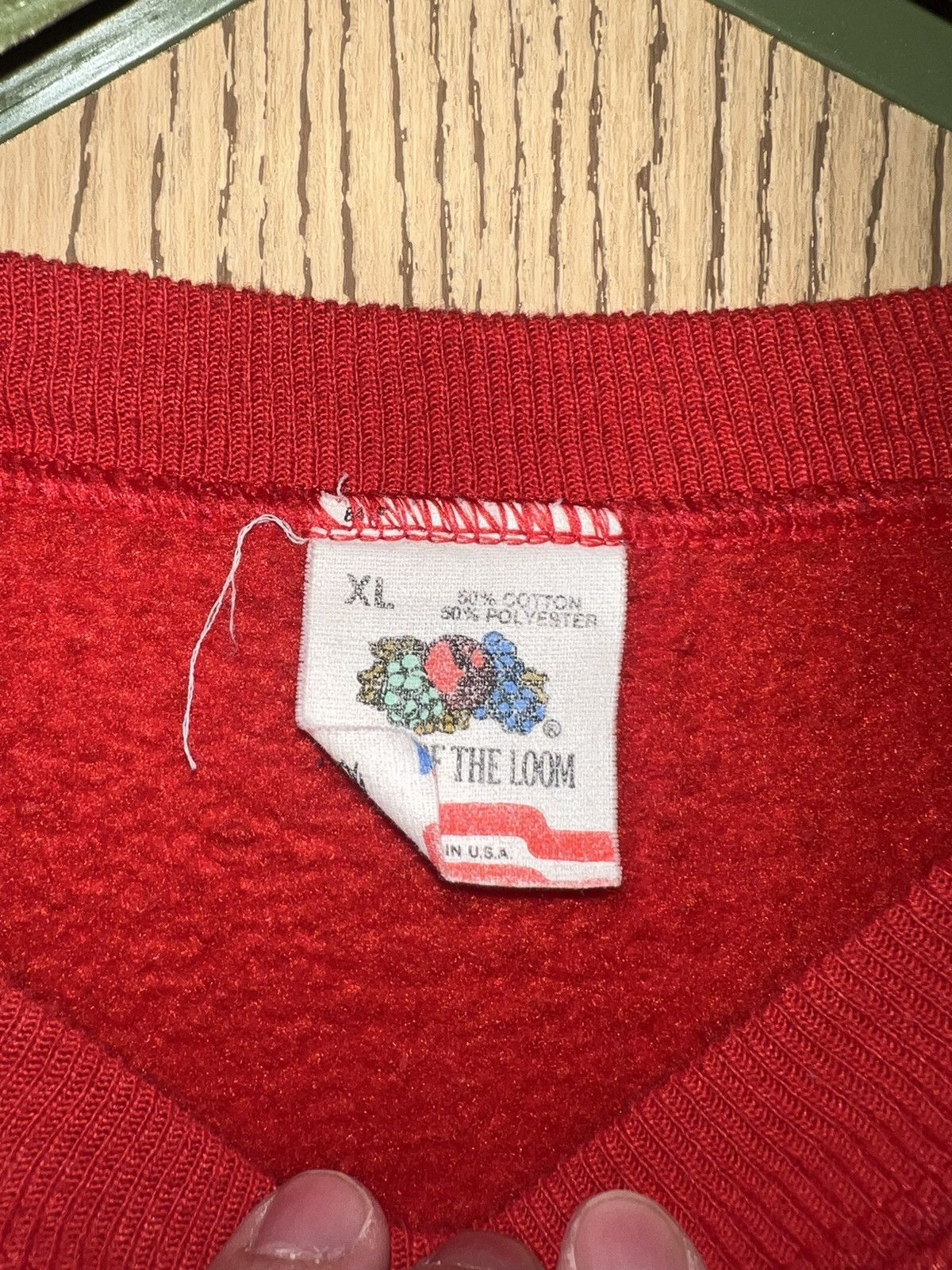 Fruit Of The Loom × Porsche Design × Vintage Vintage Porsche Red Crewneck Size XL Size US XL / EU 56 / 4 - 3 Thumbnail