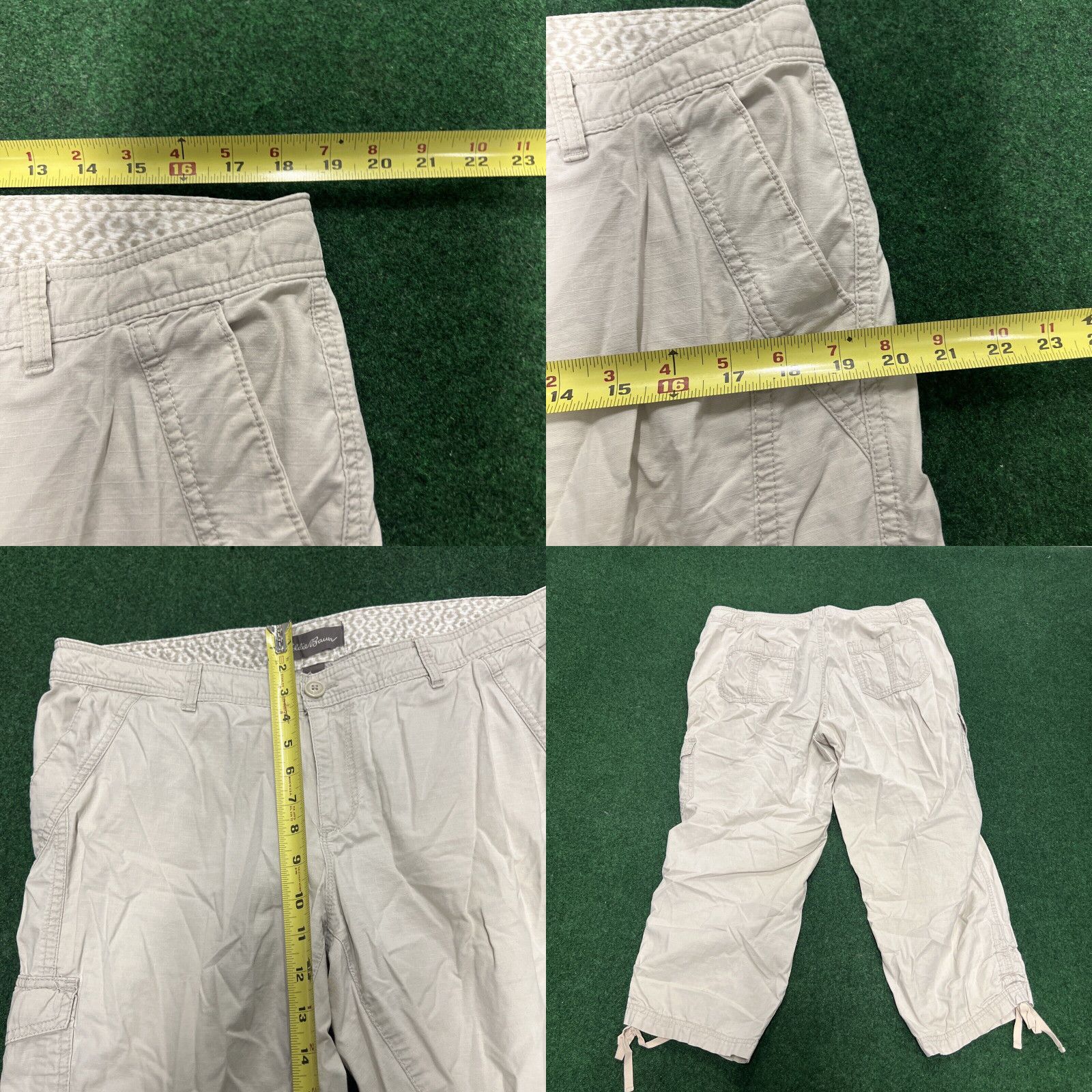 Eddie Bauer EDDIE BAUER LEGEND WASH KHAKI CROP CAPRI PANTS - WOMEN'S SIZE 14 Size 36" / US 14 / IT 50 - 8 Thumbnail