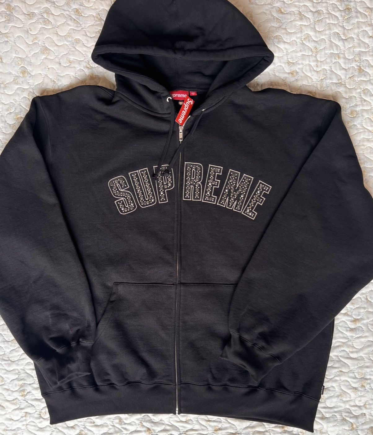 Supreme b.b. Simon Zip Up Hooded Sweatshirt Heather Grey