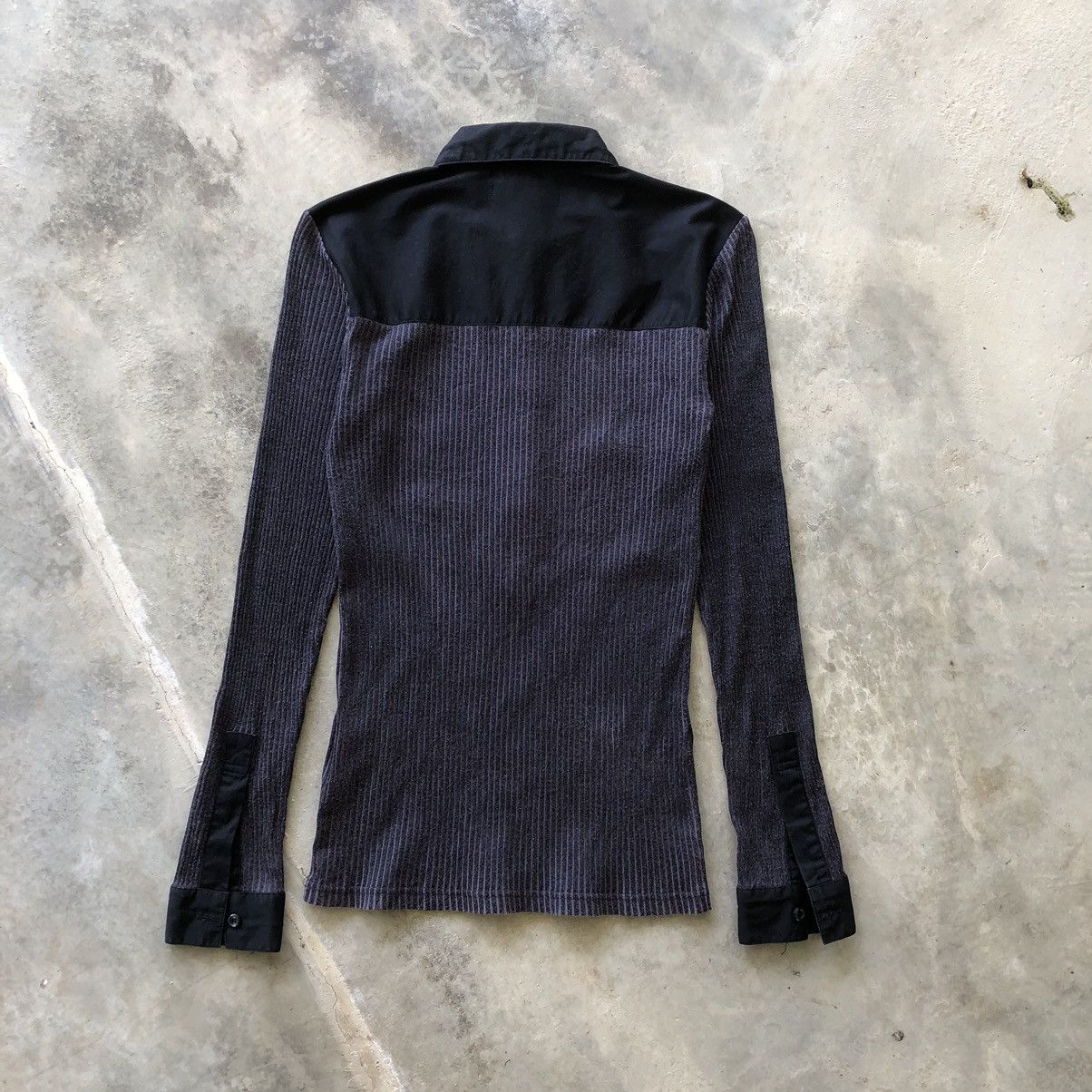 Katharine Hamnett London HAMNETT Unisex Bodycon Longsleeve Polo Shirt Size US L / EU 52-54 / 3 - 3 Thumbnail