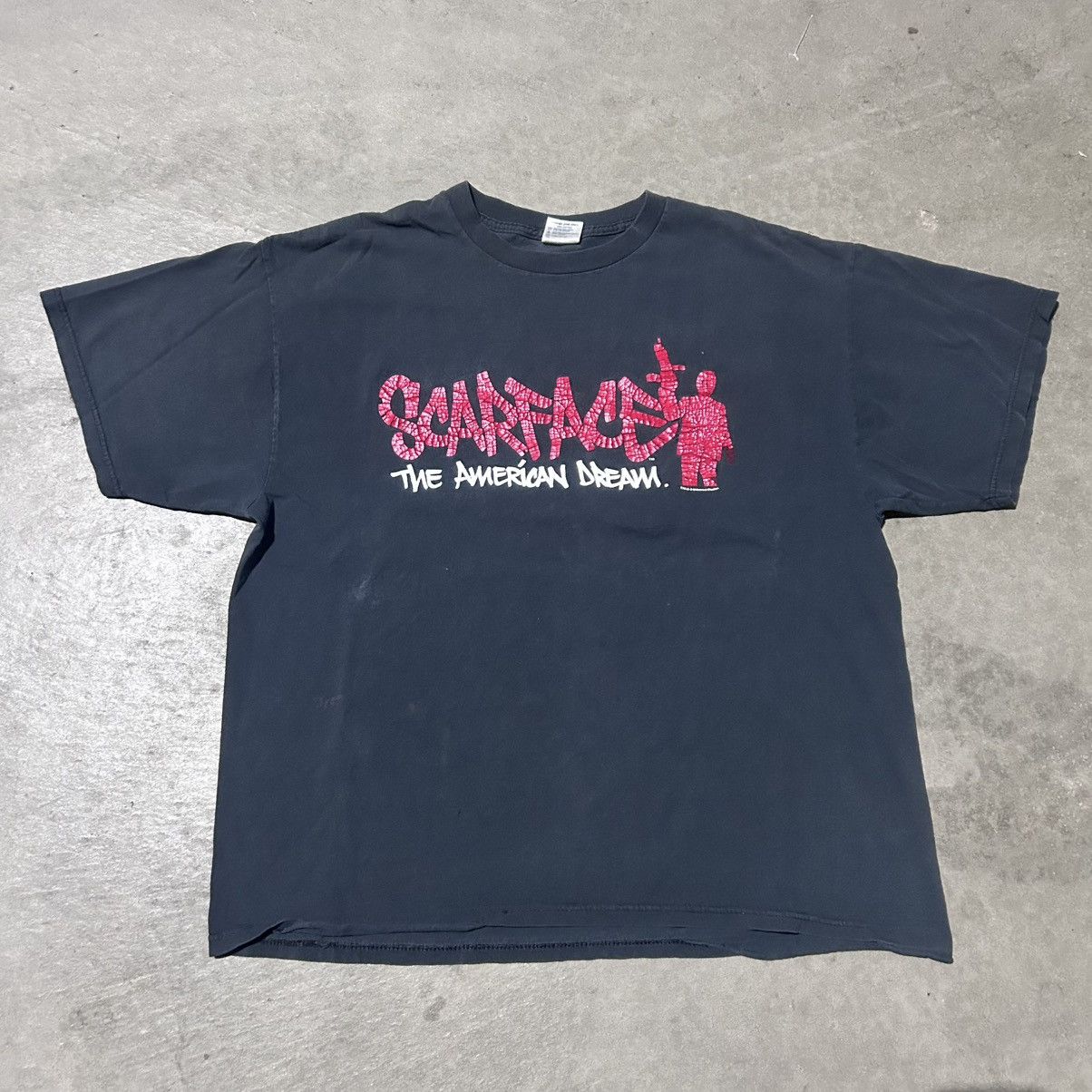 Vintage Vintage scarface the American dream tee shirt Size US XL / EU 56 / 4 - 1 Thumbnail