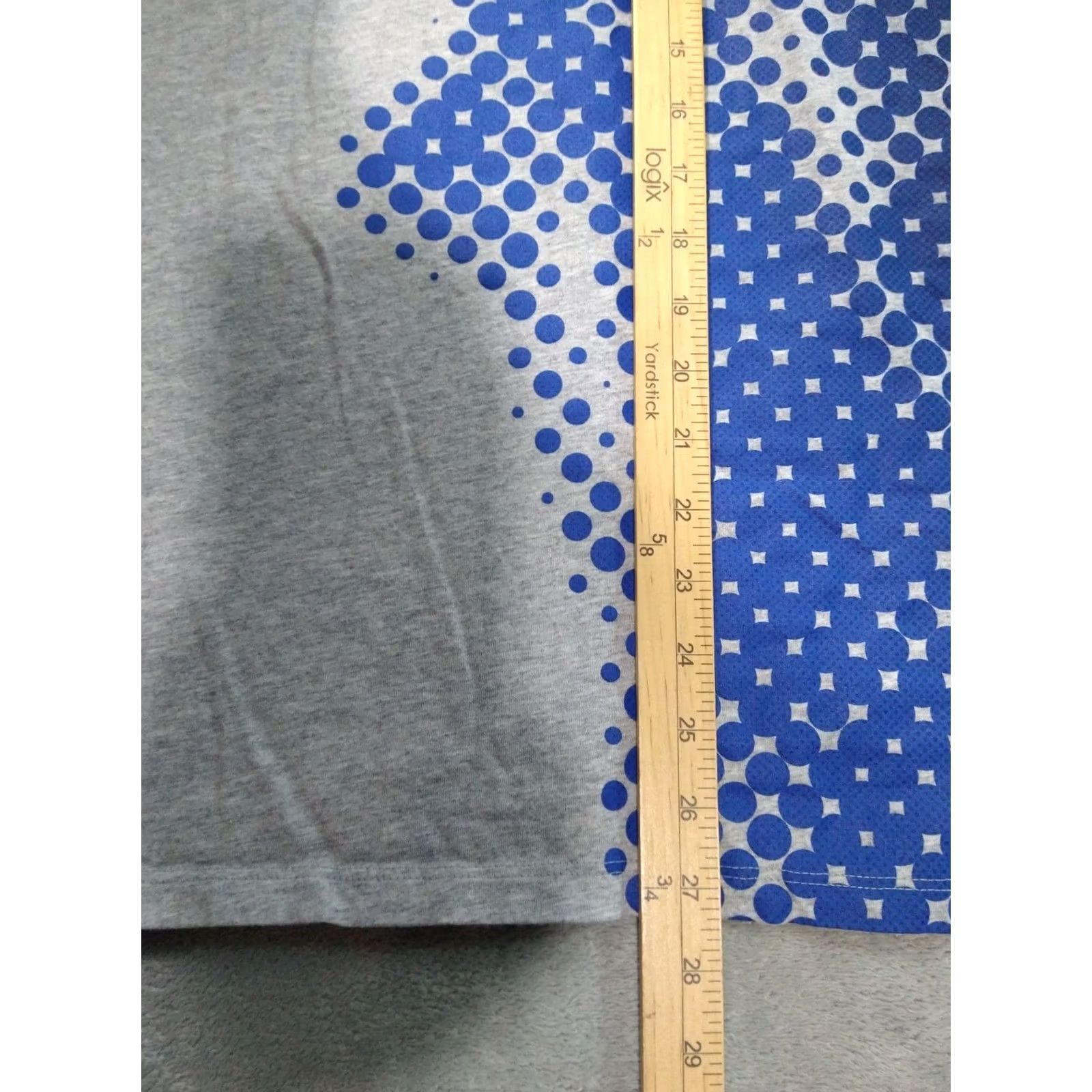 Polo Ralph Lauren Polo Ralph Lauren Shirt Mens Large Gray Big Pony Digital Crew Neck Short Sleeve Size US L / EU 52-54 / 3 - 3 Thumbnail