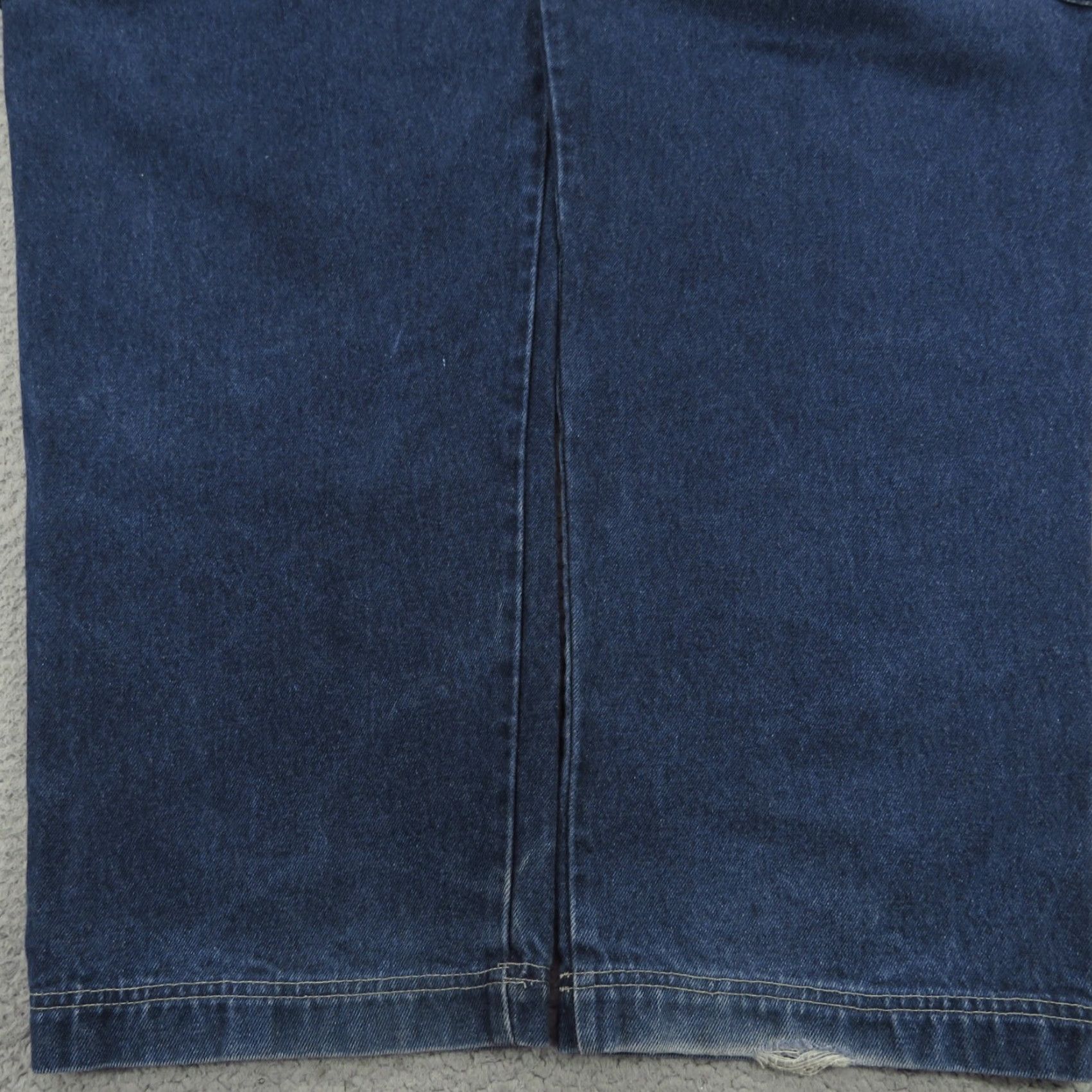 Fubu VINTAGE FUBU Jeans Baggy Mens 38x32 Wide-Leg Denim 5-Pocket Cargo Skater Grunge 90s blue Cap Rise High Size US 38 / EU 54 - 3 Thumbnail