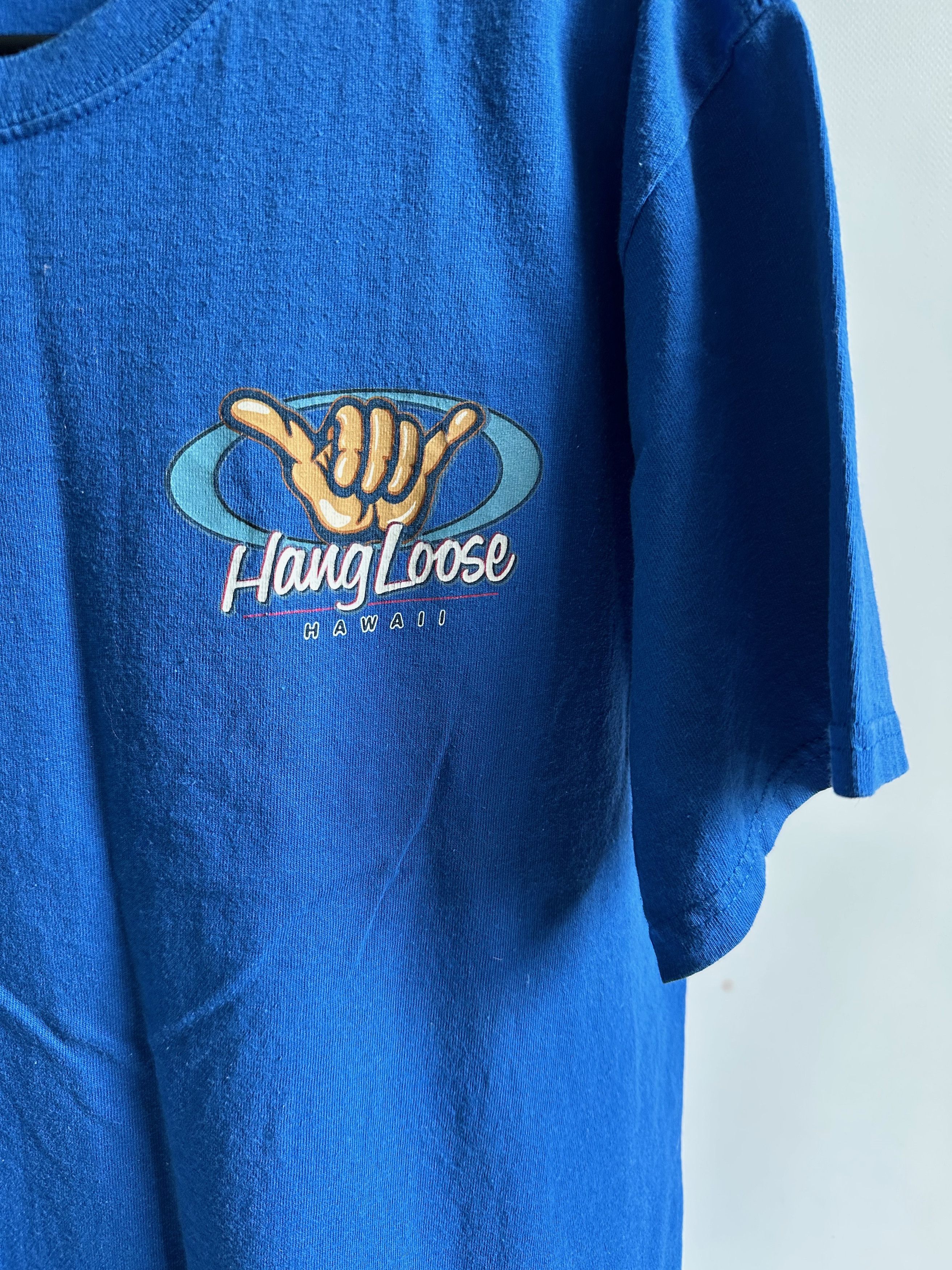 Anvil Anvil Hang Loose Hawaii Surf style t shirt blue Size US M / EU 48-50 / 2 - 3 Thumbnail