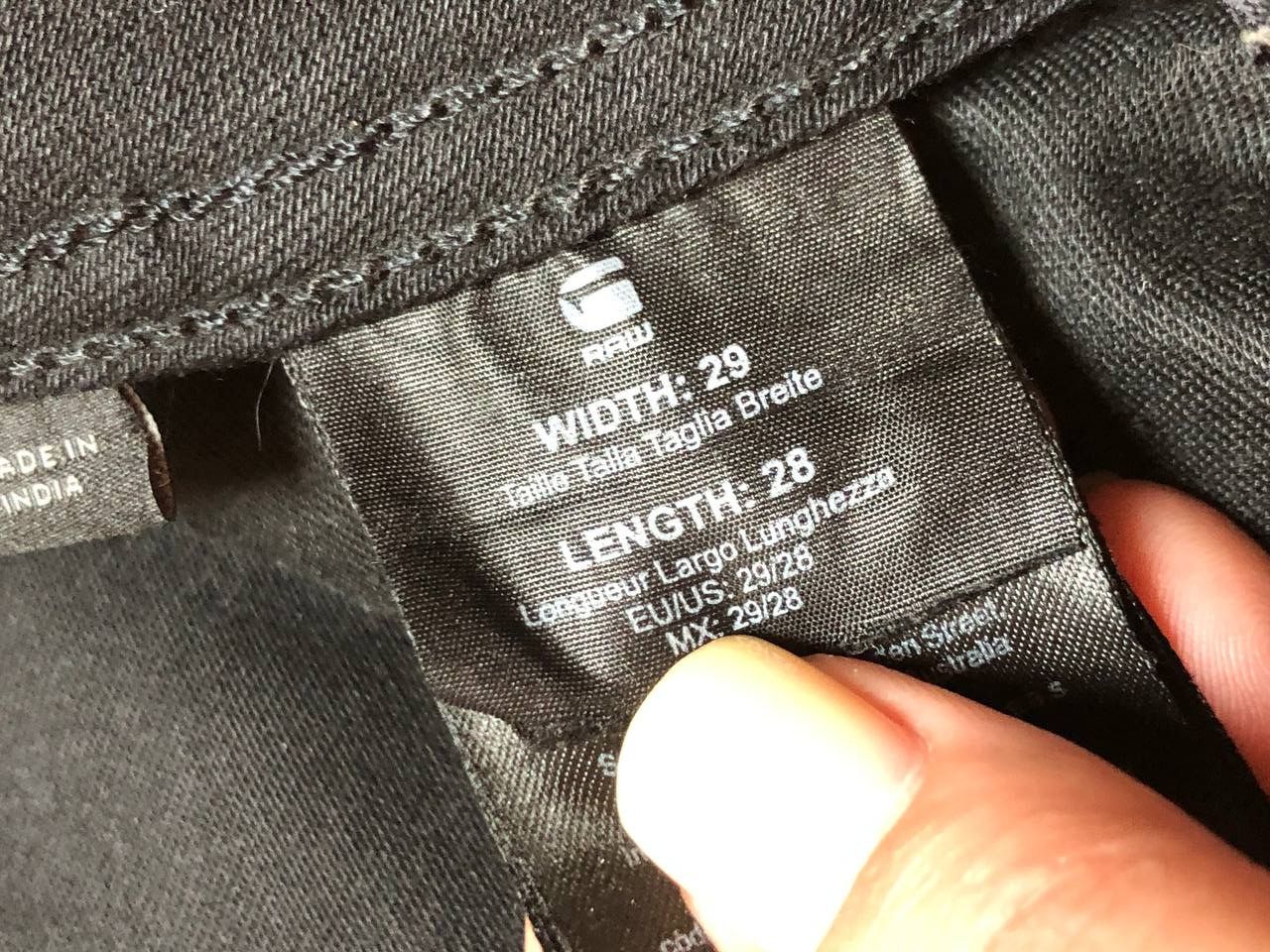 G-Star Vintage G-Star Raw Midge Mid Straight Denim Jeans Size 29 Size US 29 - 3 Thumbnail