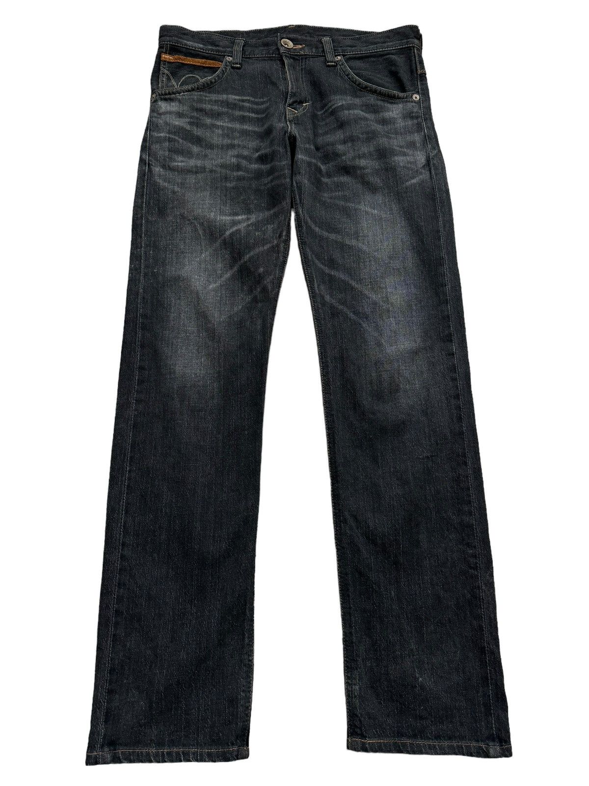 Edwin Vintage EDWIN XV Exclusive Black Denim Jeans Size US 35 - 6 Thumbnail