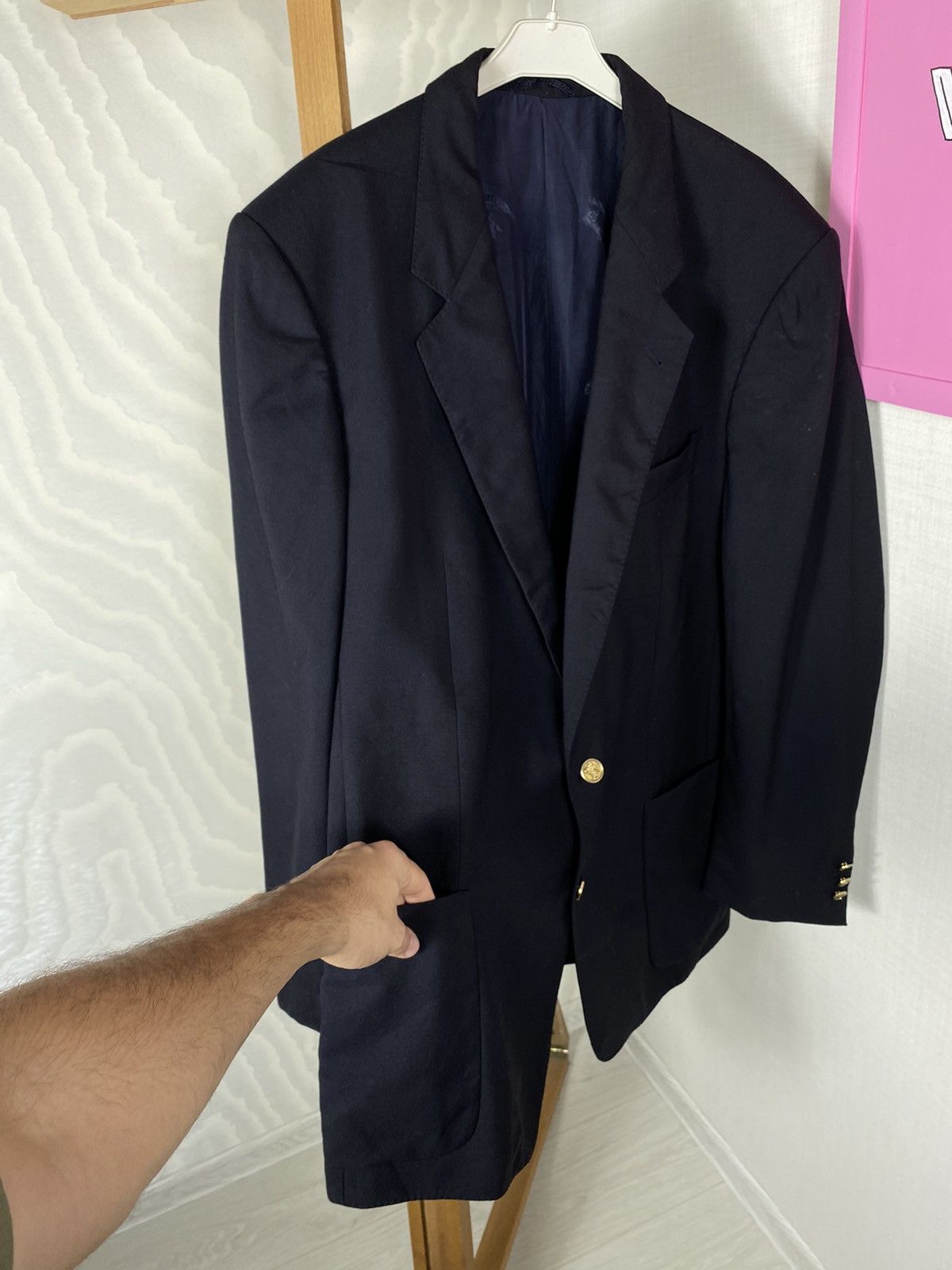Burberry × Vintage Burberrys London vintage blazer Size 46L - 7 Thumbnail