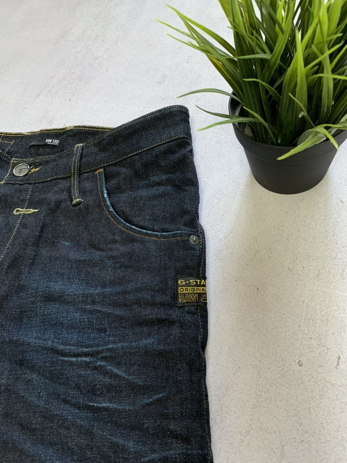 G-Star × Japanese Brand Vintage G Star Raw Jeans Denim Pants Riley Loose Tapered y2k Size US 30 / EU 46 - 5 Thumbnail
