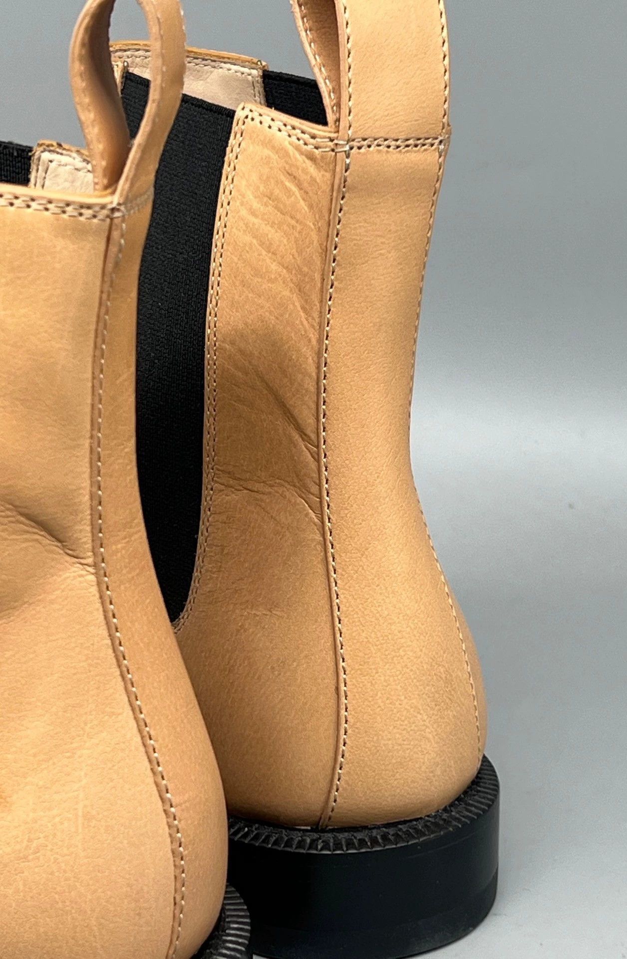 Loewe beige leather Chelsea boots for men Size US 8.5 / EU 41-42 - 4 Thumbnail