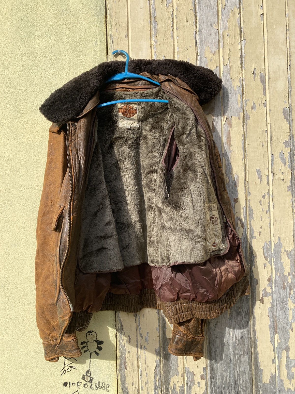 Harley Davidson × Vintage Vintage harley davidson motorcycle leather jacket Size US M / EU 48-50 / 2 - 11 Thumbnail