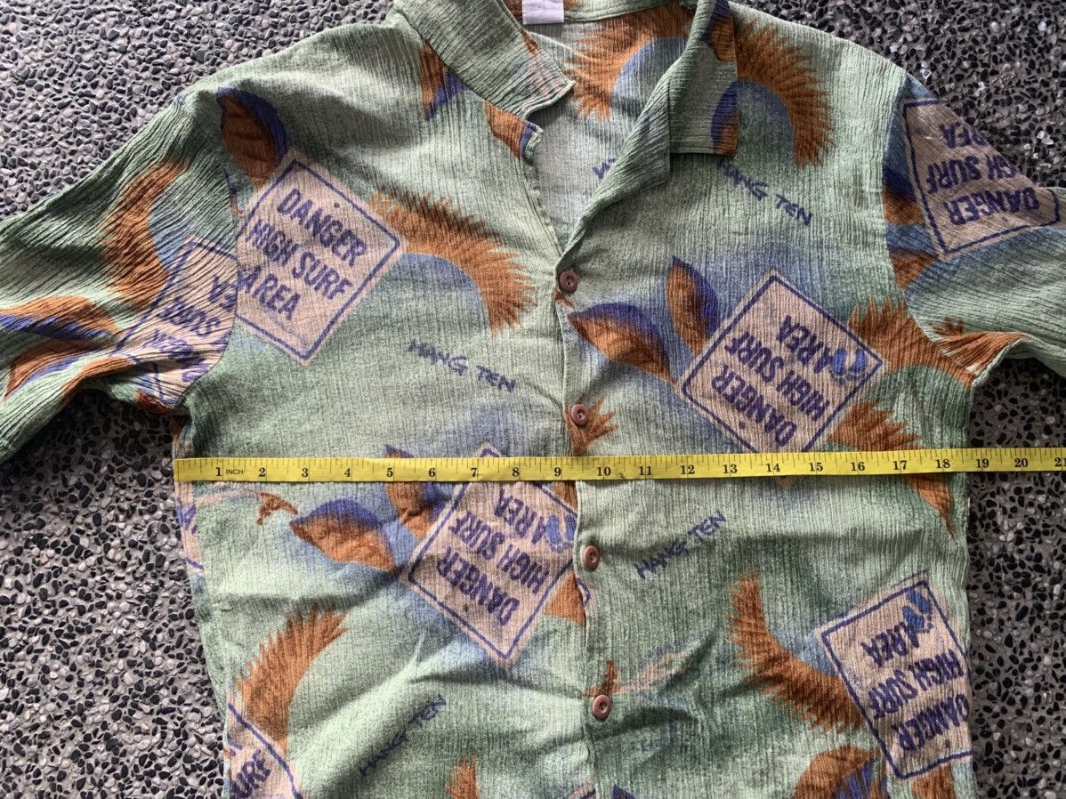 Hang Ten × Vintage Vintage 90s Hang Ten Hawaiian Surf / Surfing Shirt Size US M / EU 48-50 / 2 - 8 Thumbnail