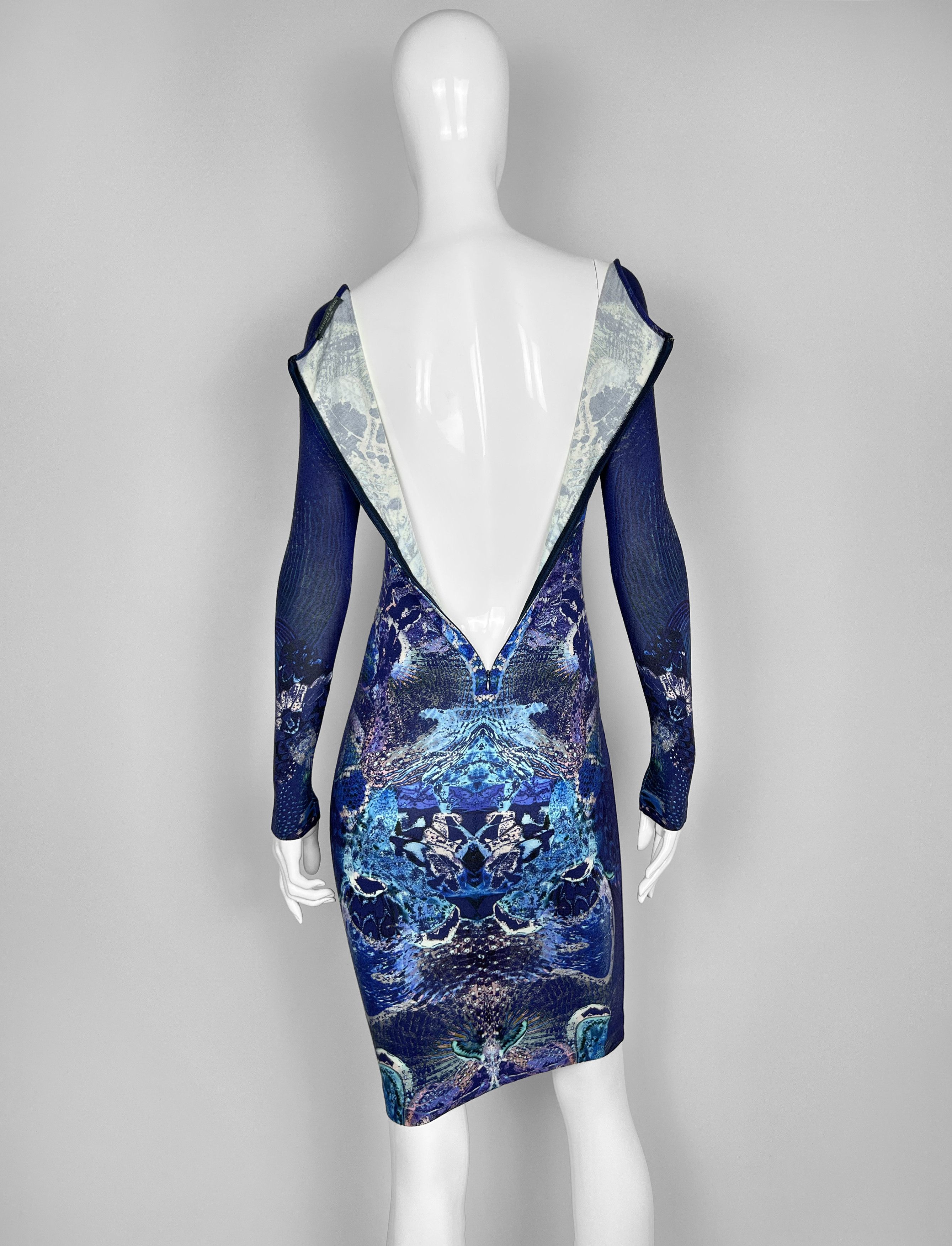 Alexander McQueen S/S 2010 PLATO'S ATLANTIS PYTHON DRESS - ICONIC - RUNWAY - Size XS / US 0-2 / IT 36-38 - 6 Thumbnail