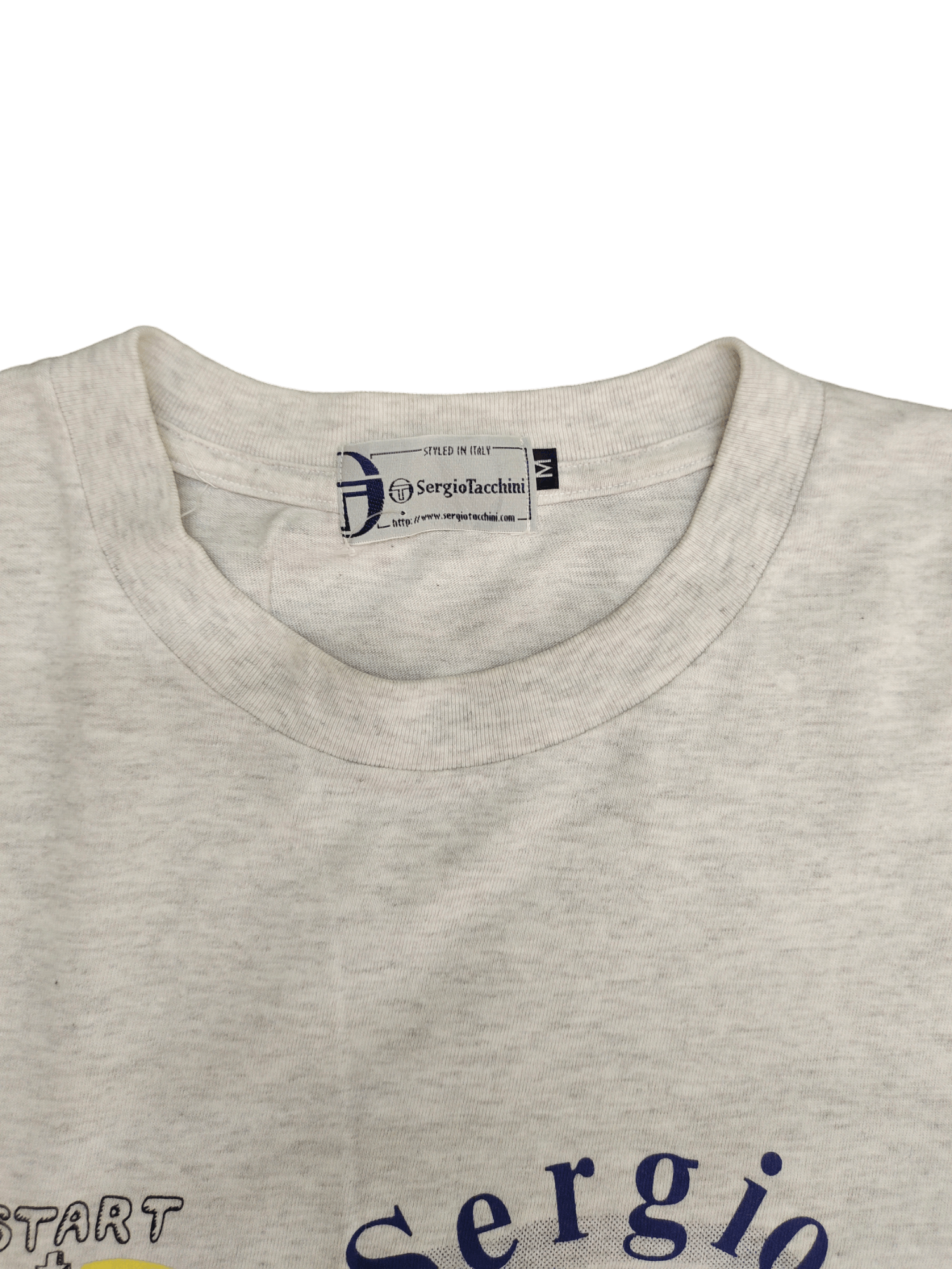 Sergio Tacchini Vintage Sergio Tacchini Racket Crack 'Puzzle Games' T-Shirt Size US M / EU 48-50 / 2 - 4 Thumbnail