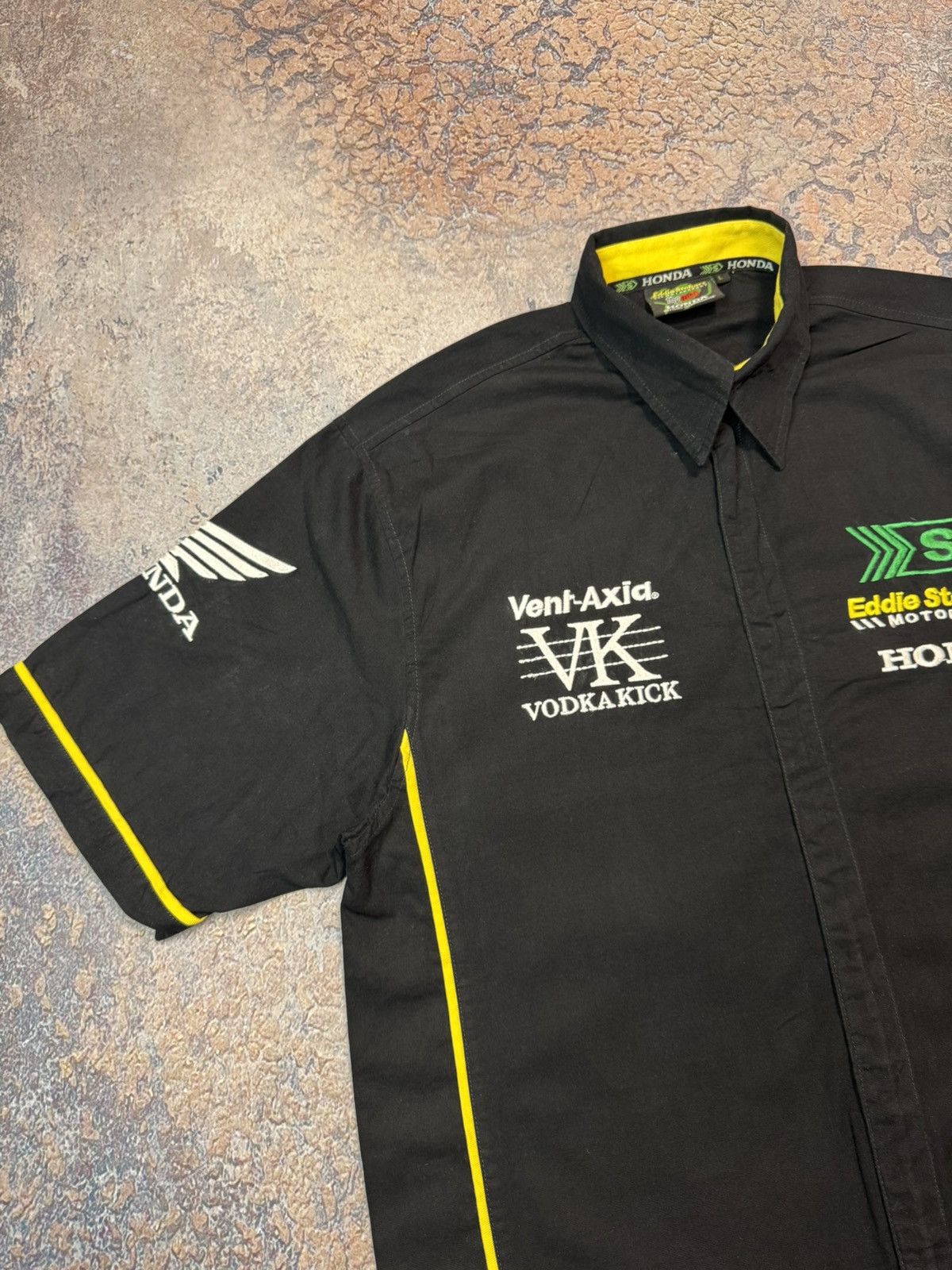 Honda 🥶VINTAGE HONDA WORK SHIRT ZIP UP Size US L / EU 52-54 / 3 - 7 Thumbnail