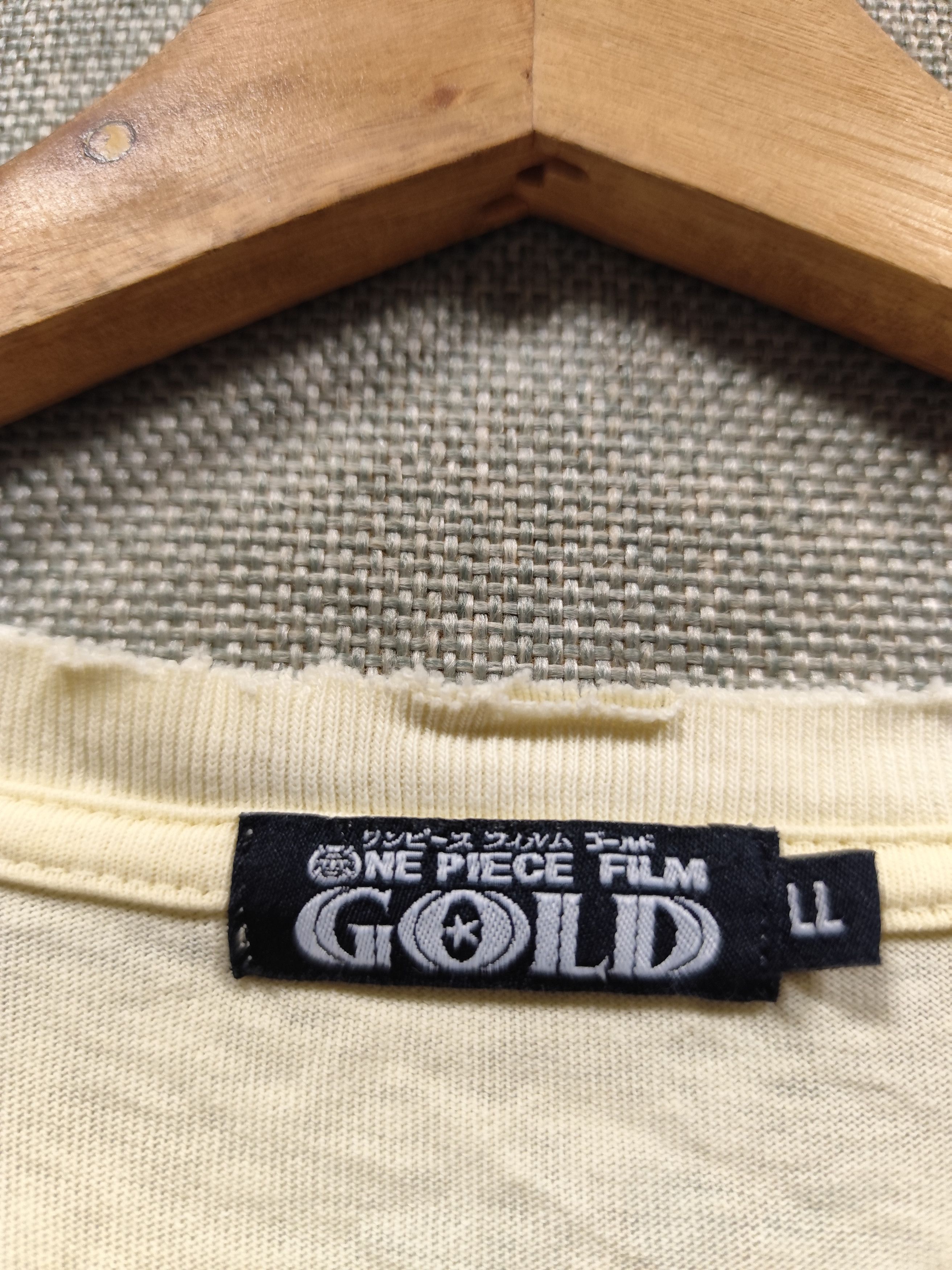 Anime Vintage t shirt one piece film gold Size US M / EU 48-50 / 2 - 6 Thumbnail