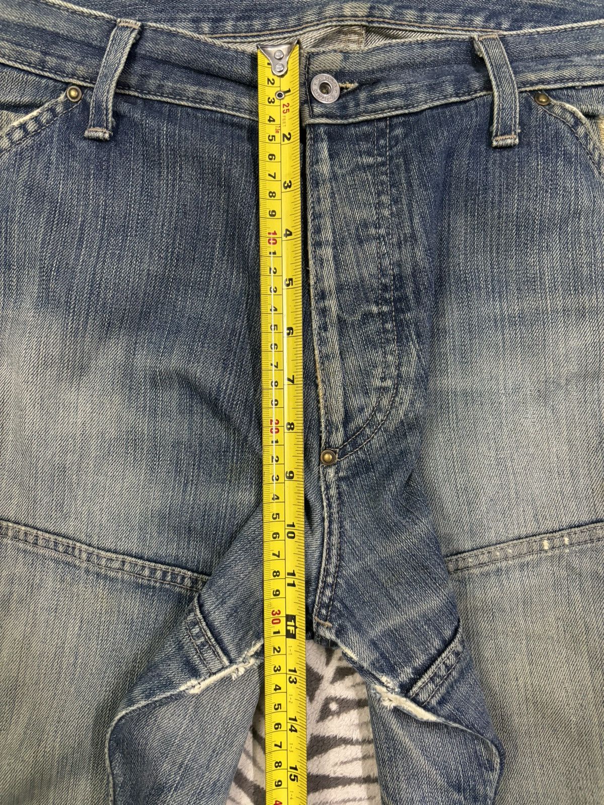 G-Star Vintage G-Star Raw Double Knee Style Mud Wash Baggy Jeans Size US 34 / EU 50 - 23 Thumbnail
