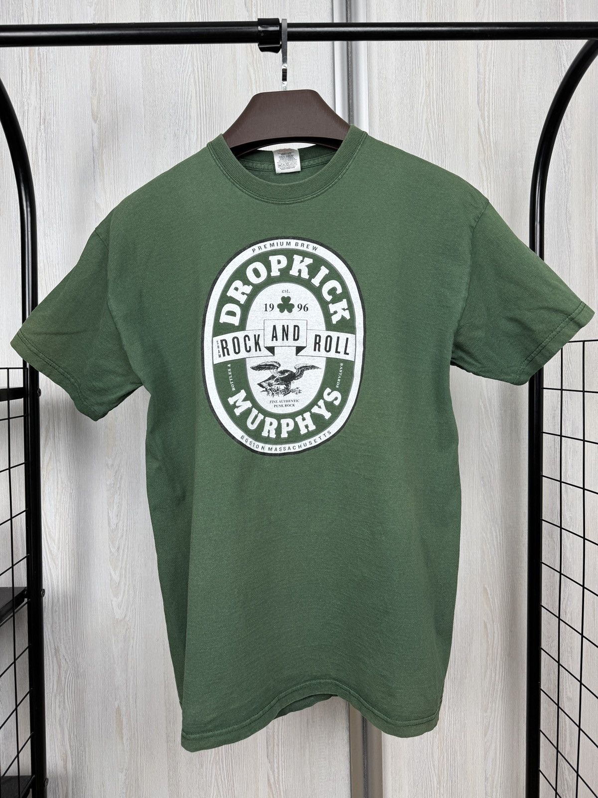 Fruit Of The Loom Vintage y2k Dropkick Murphys Band Tee Shamrock And Roll Punk Size US M / EU 48-50 / 2 - 2 Thumbnail