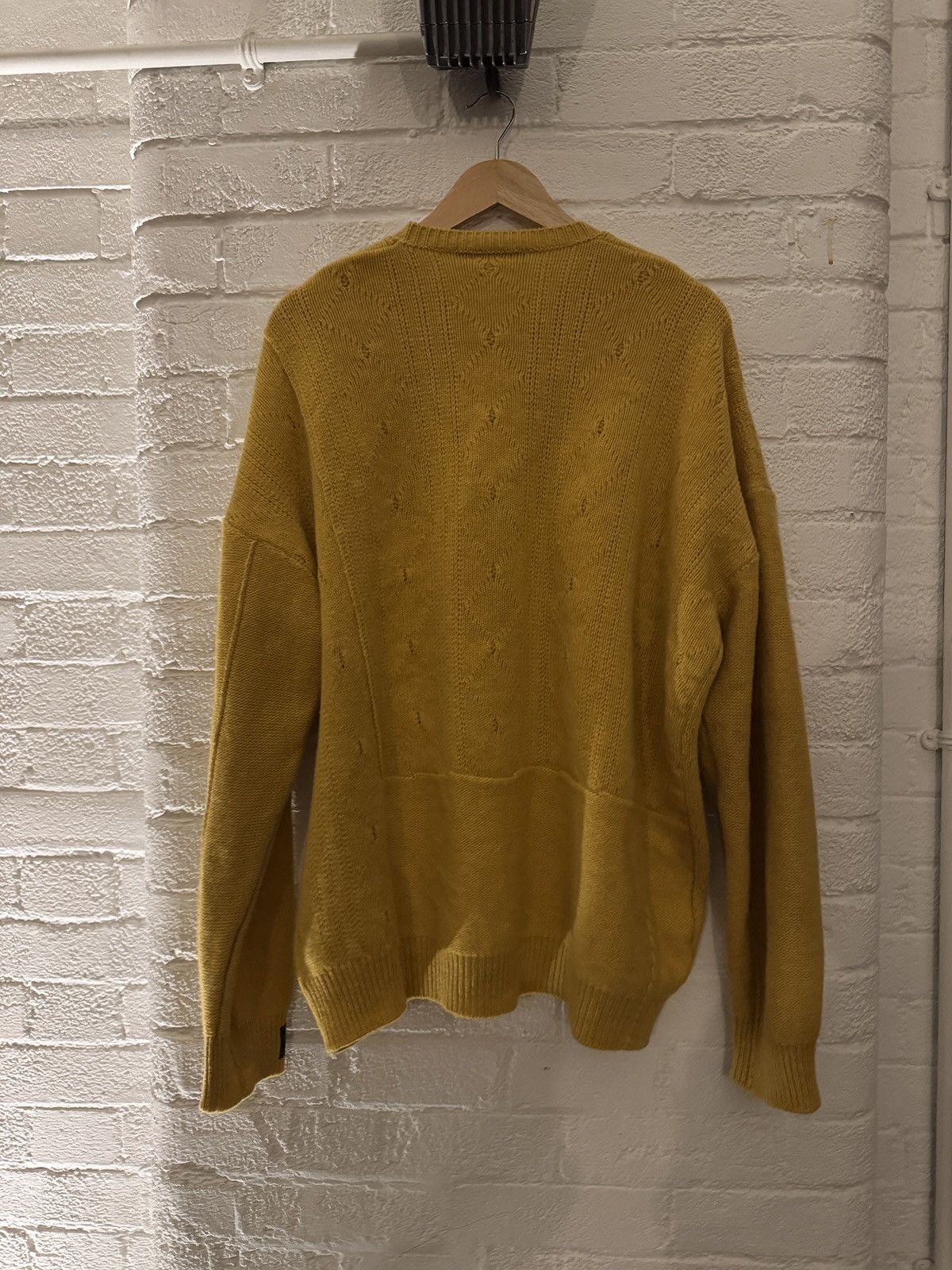 Raf Simons Raf Simons Braid Relief Roundneck Yellow Size US L / EU 52-54 / 3 - 2 Thumbnail