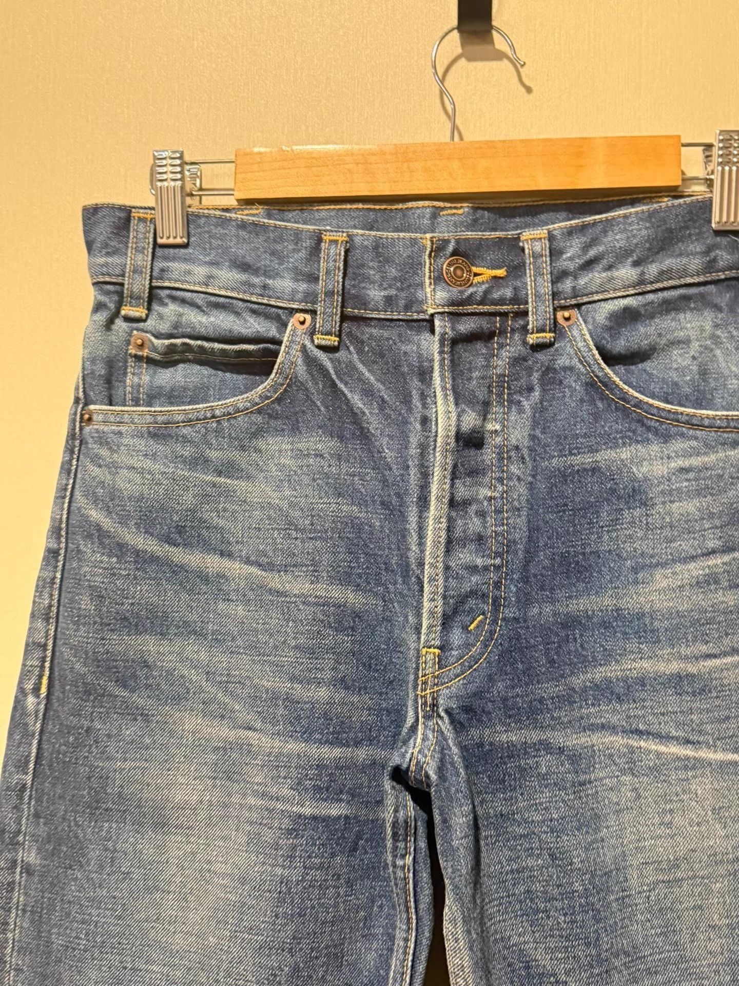 Celine Blue Distressed Denim Jeans Size 34 Size US 28 / EU 44 - 4 Thumbnail