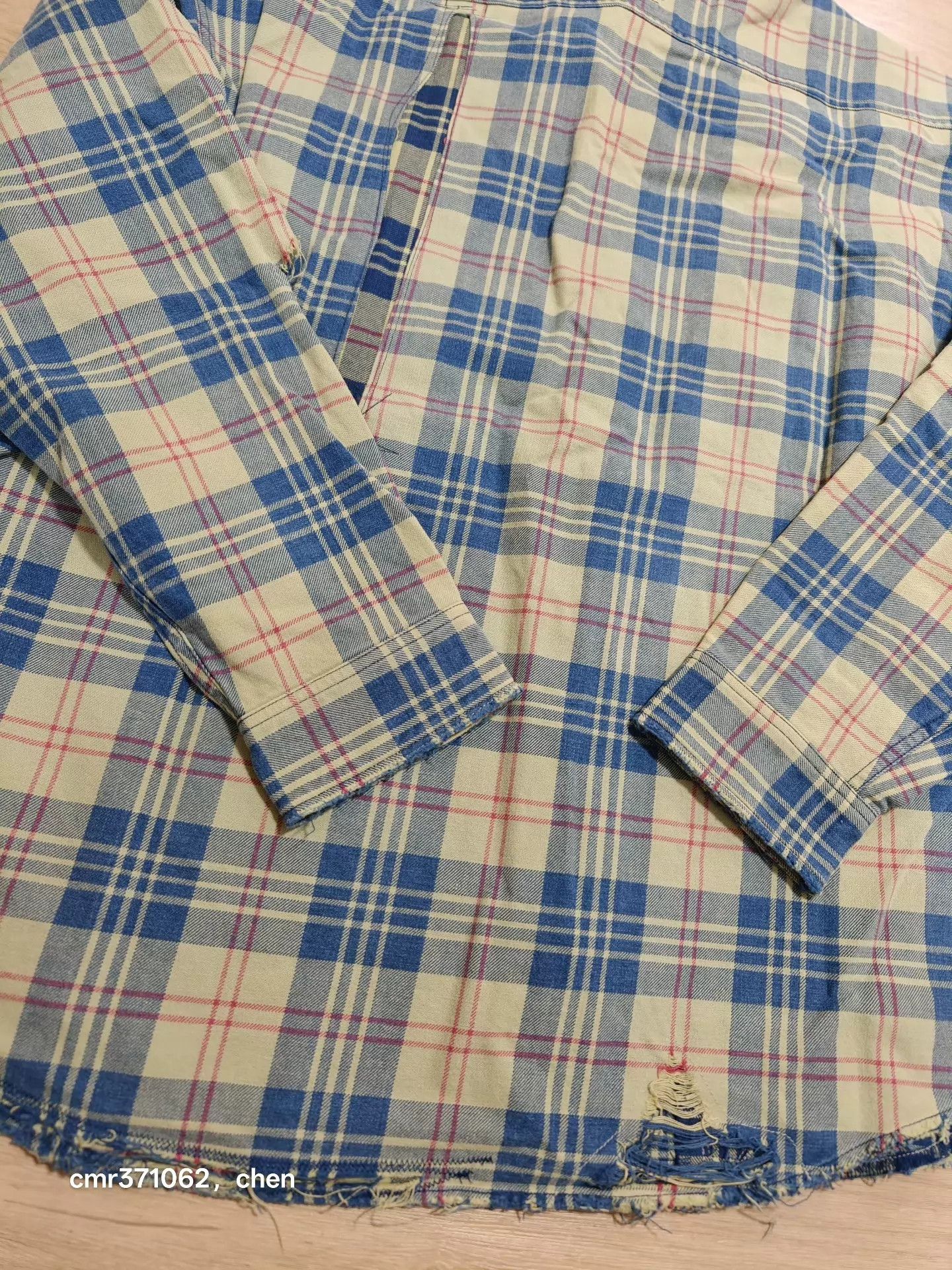 Visvim VISVIM 21AW LUMBER CHECK L/S CRASH 95 New Indigo 5 Size US XXL / EU 58 / 5 - 8 Thumbnail