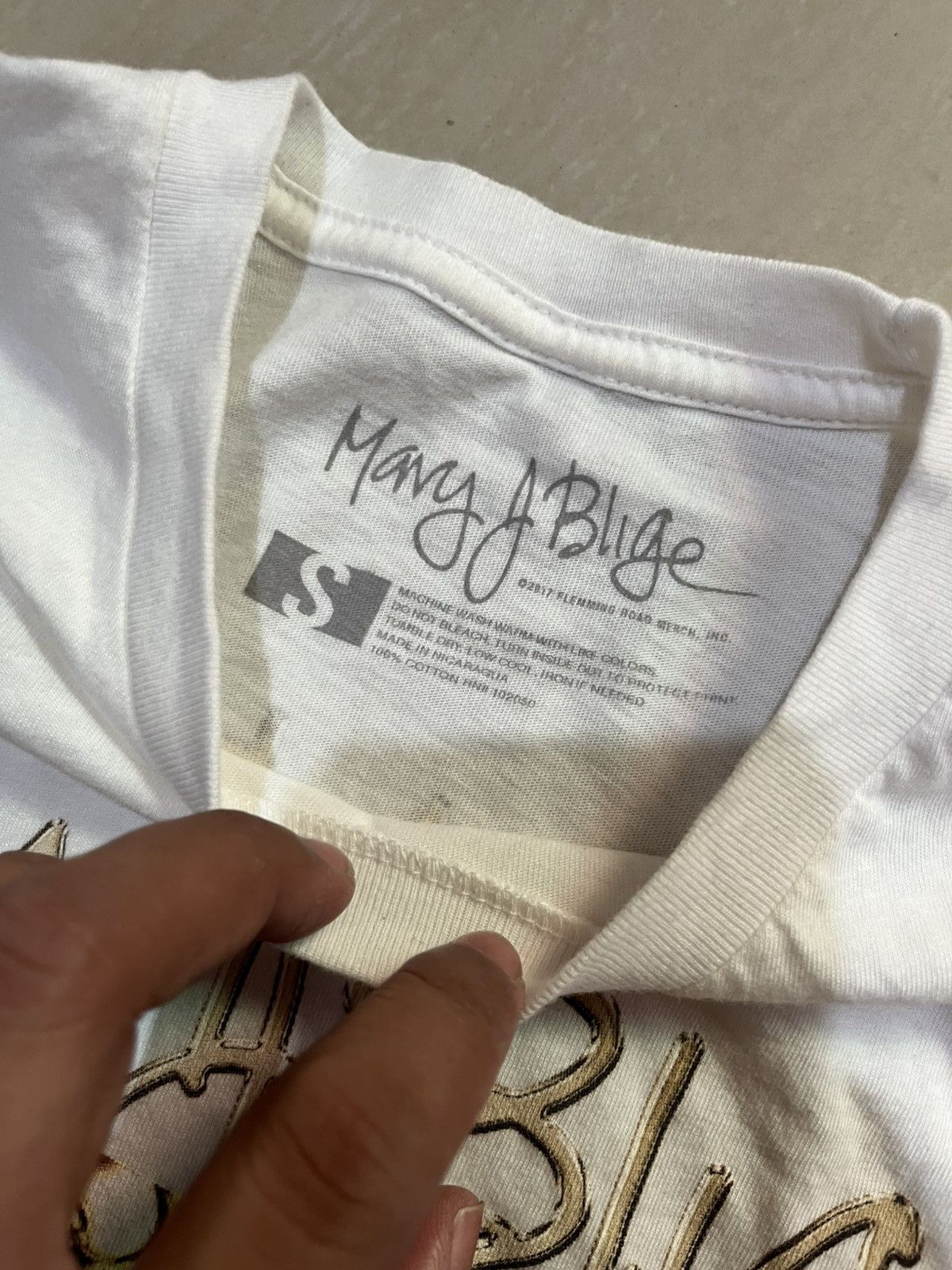 Rap Tees Mary J 2017 Tour Shirt Size US S / EU 44-46 / 1 - 2 Thumbnail